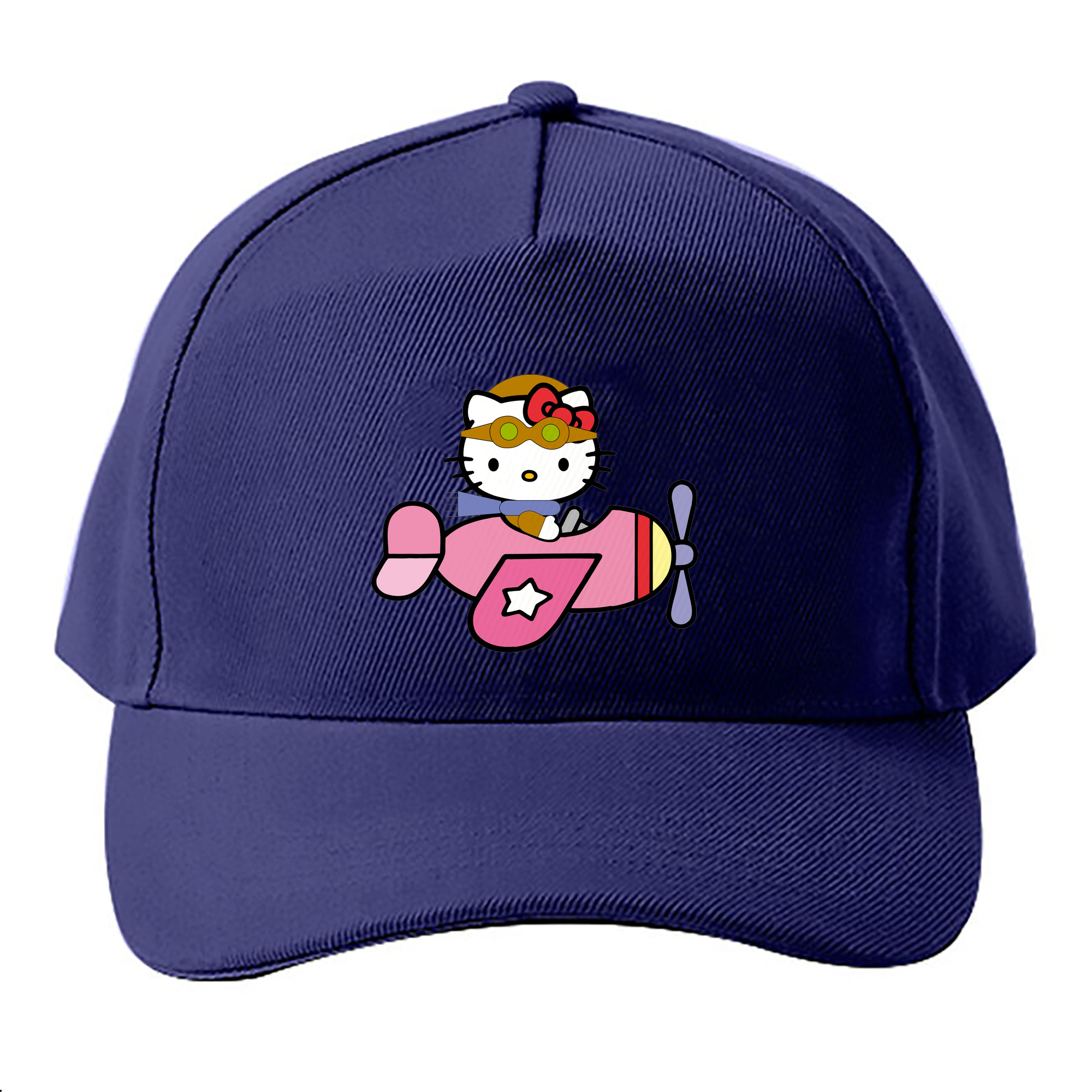 （画像用） Hello Kitty ハローキティ ベースボールキャップ 綿100％ 男女兼用 帽子 スポーツ