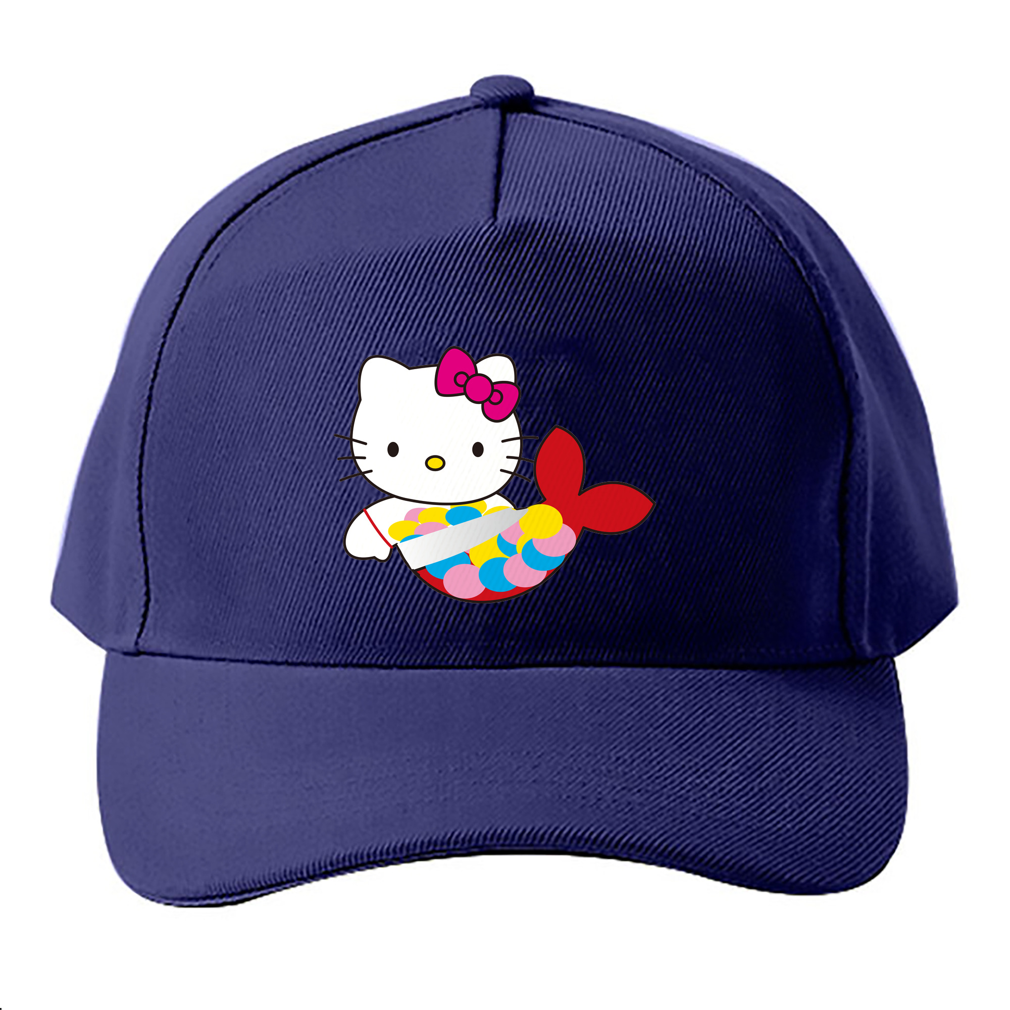 （画像用） Hello Kitty ハローキティ ベースボールキャップ 綿100％ 男女兼用 帽子 スポーツ