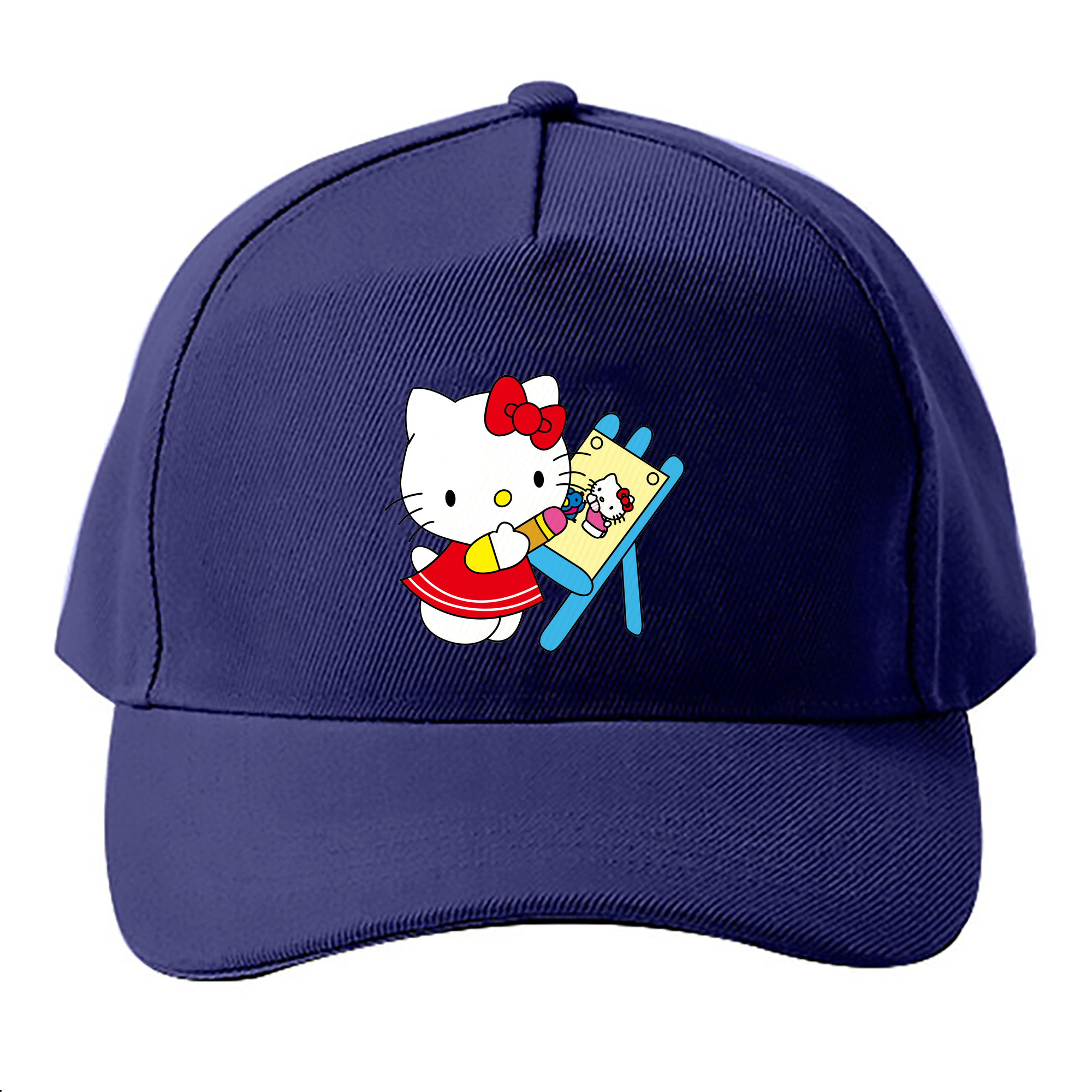 （画像用） Hello Kitty ハローキティ ベースボールキャップ 綿100％ 男女兼用 帽子 スポーツ