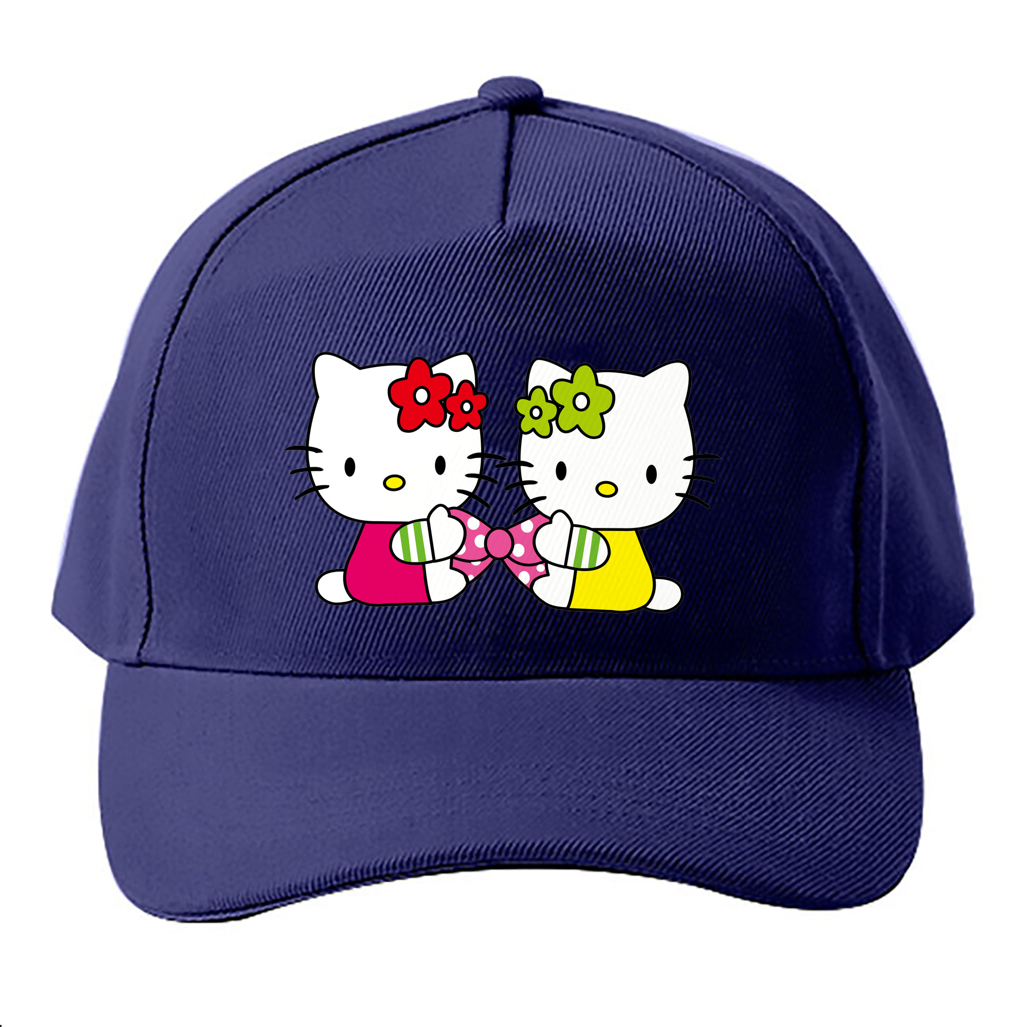 （画像用） Hello Kitty ハローキティ ベースボールキャップ 綿100％ 男女兼用 帽子 スポーツ
