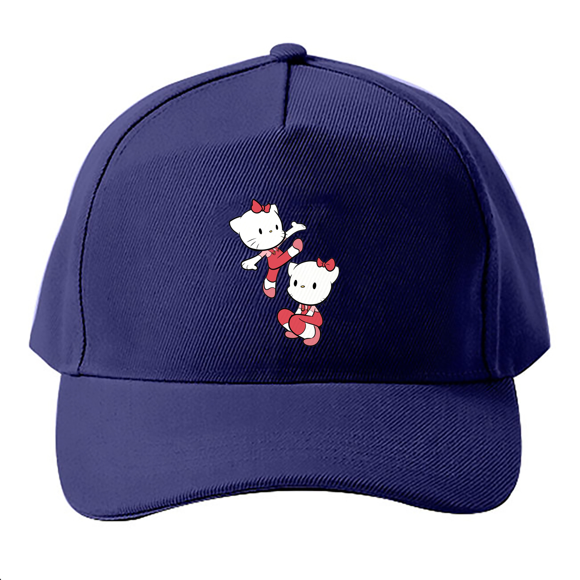 （画像用） Hello Kitty ハローキティ ベースボールキャップ 綿100％ 男女兼用 帽子 スポーツ