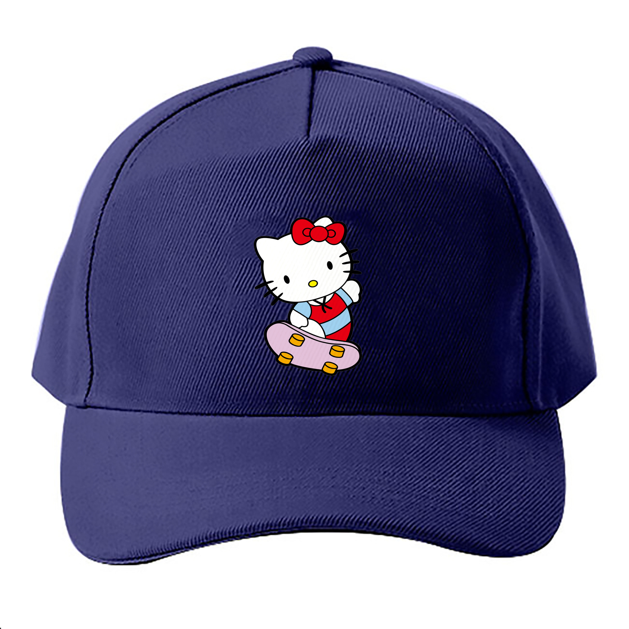 （画像用） Hello Kitty ハローキティ ベースボールキャップ 綿100％ 男女兼用 帽子 スポーツ