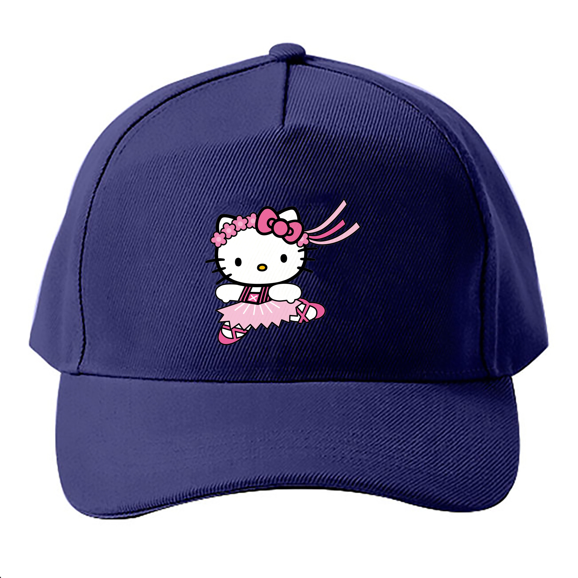 （画像用） Hello Kitty ハローキティ ベースボールキャップ 綿100％ 男女兼用 帽子 スポーツ