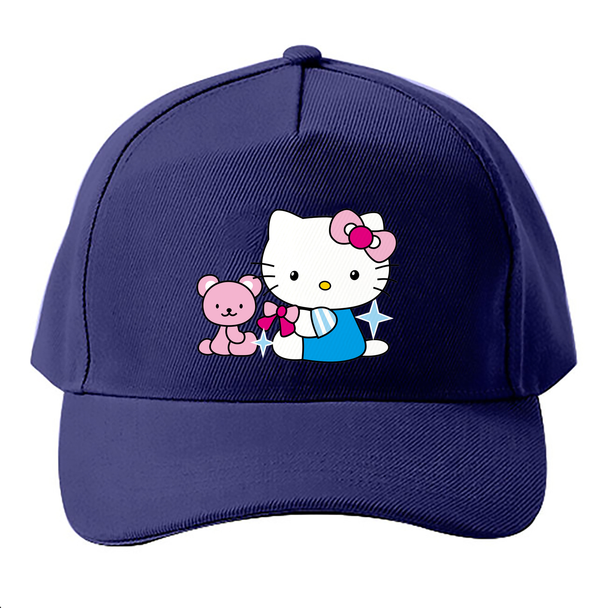 （画像用） Hello Kitty ハローキティ ベースボールキャップ 綿100％ 男女兼用 帽子 スポーツ