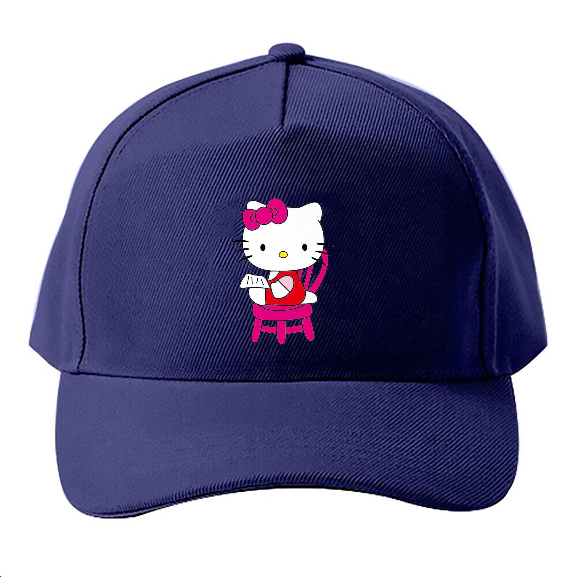 （画像用） Hello Kitty ハローキティ ベースボールキャップ 綿100％ 男女兼用 帽子 スポーツ