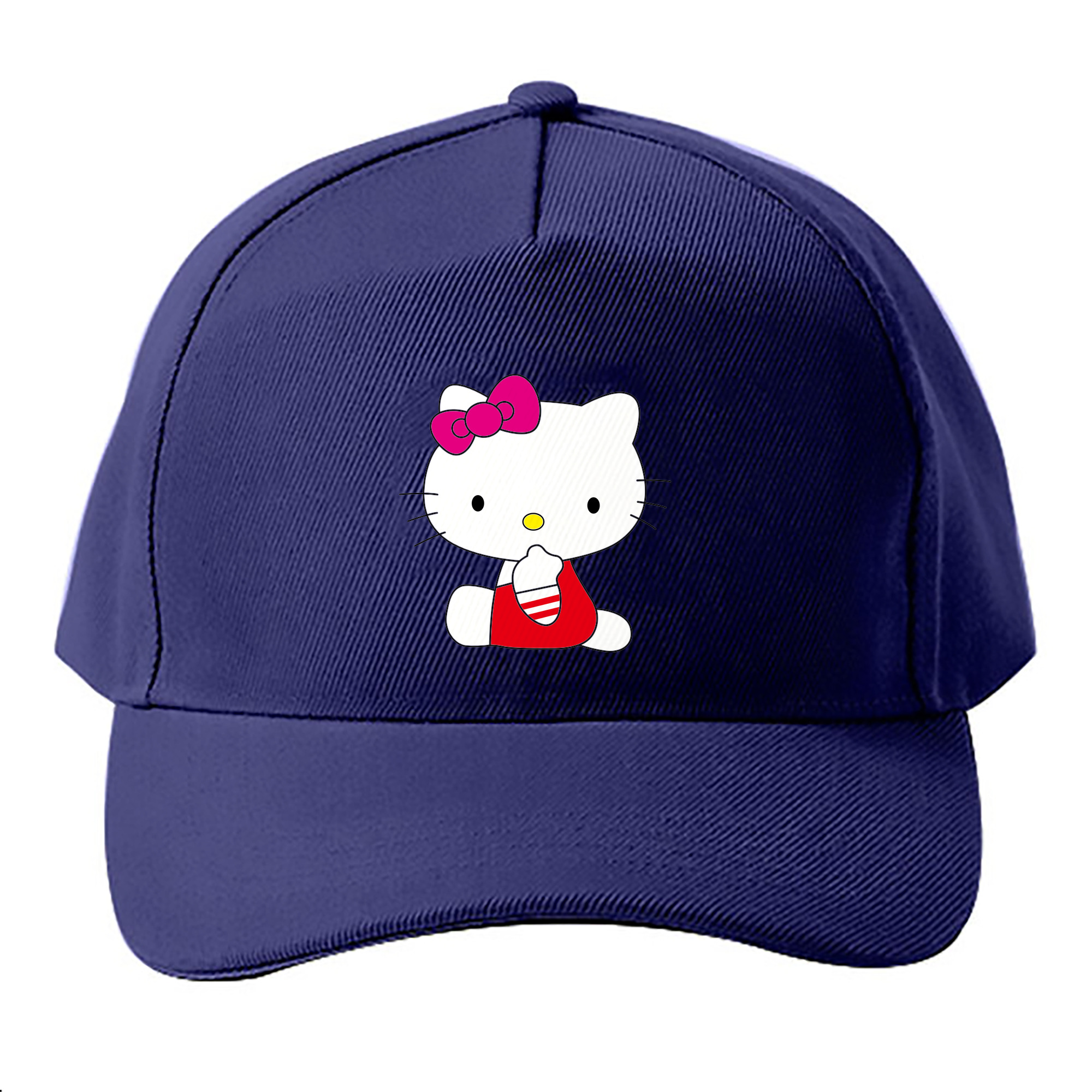 （画像用） Hello Kitty ハローキティ ベースボールキャップ 綿100％ 男女兼用 帽子 スポーツ