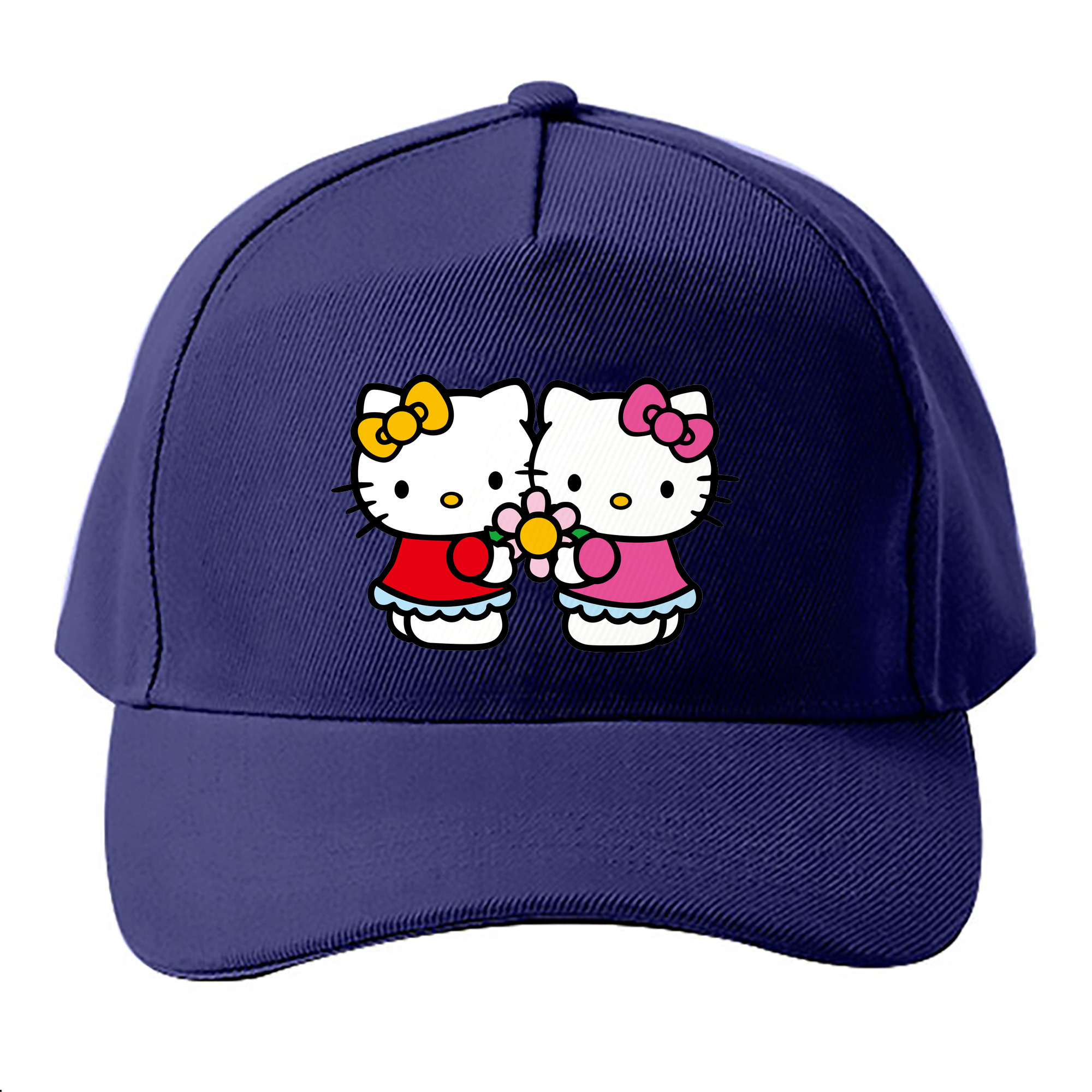 （画像用） Hello Kitty ハローキティ ベースボールキャップ 綿100％ 男女兼用 帽子 スポーツ