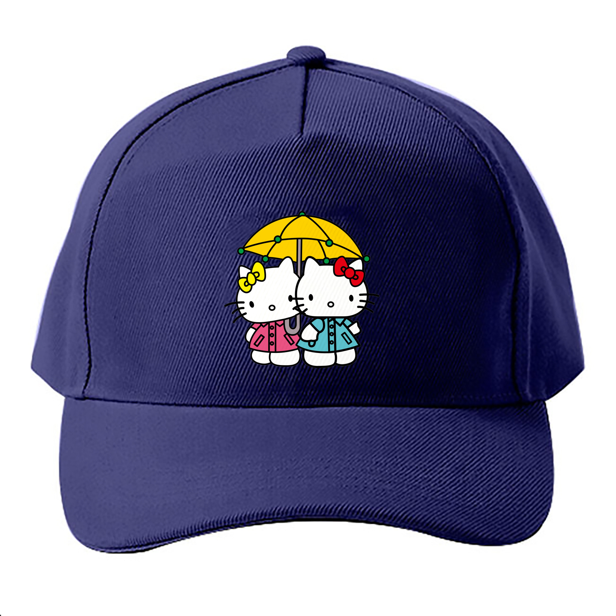 （画像用） Hello Kitty ハローキティ ベースボールキャップ 綿100％ 男女兼用 帽子 スポーツ