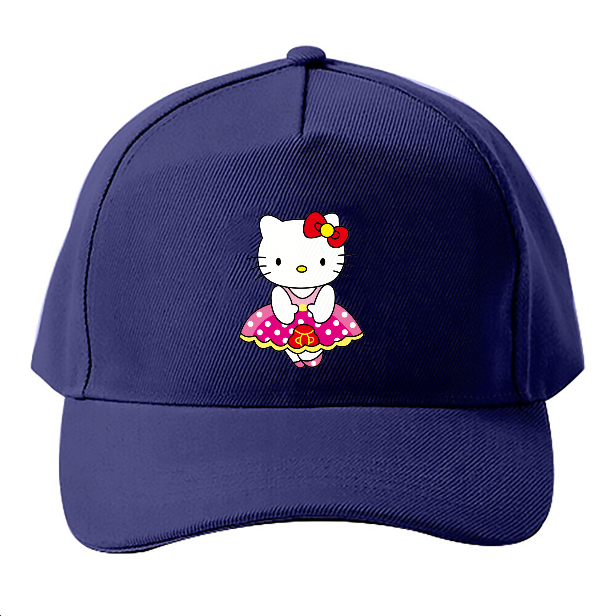 （画像用） Hello Kitty ハローキティ ベースボールキャップ 綿100％ 男女兼用 帽子 スポーツ