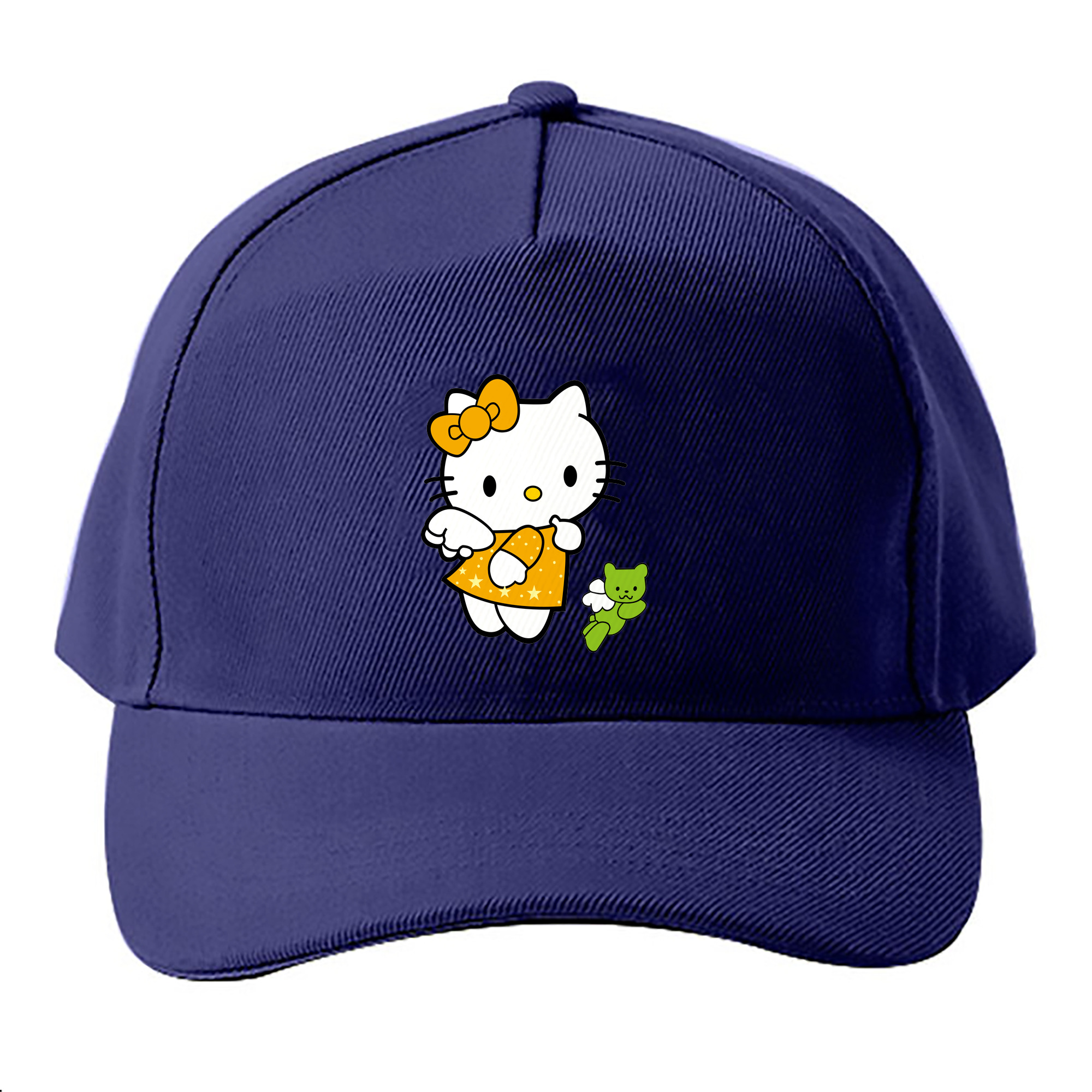 （画像用） Hello Kitty ハローキティ ベースボールキャップ 綿100％ 男女兼用 帽子 スポーツ