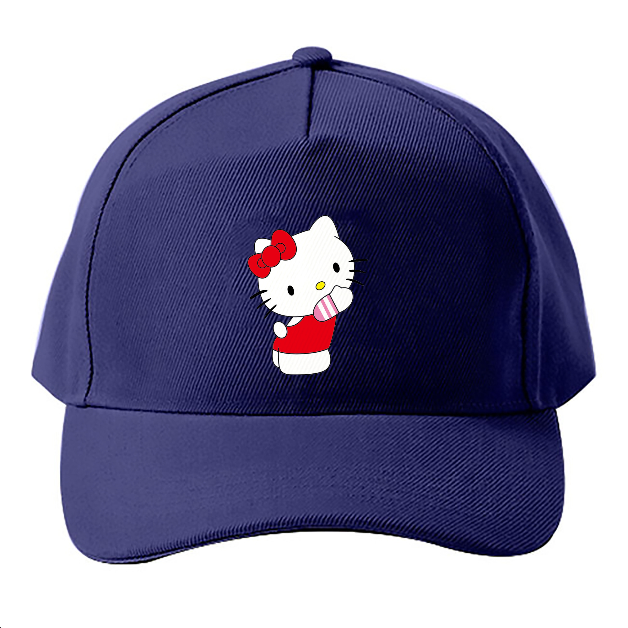 （画像用） Hello Kitty ハローキティ ベースボールキャップ 綿100％ 男女兼用 帽子 スポーツ