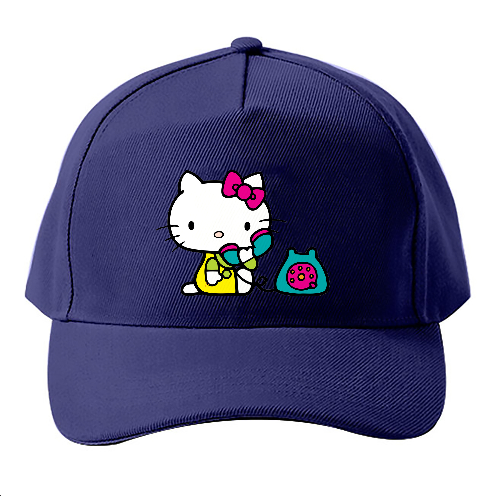 （画像用） Hello Kitty ハローキティ ベースボールキャップ 綿100％ 男女兼用 帽子 スポーツ
