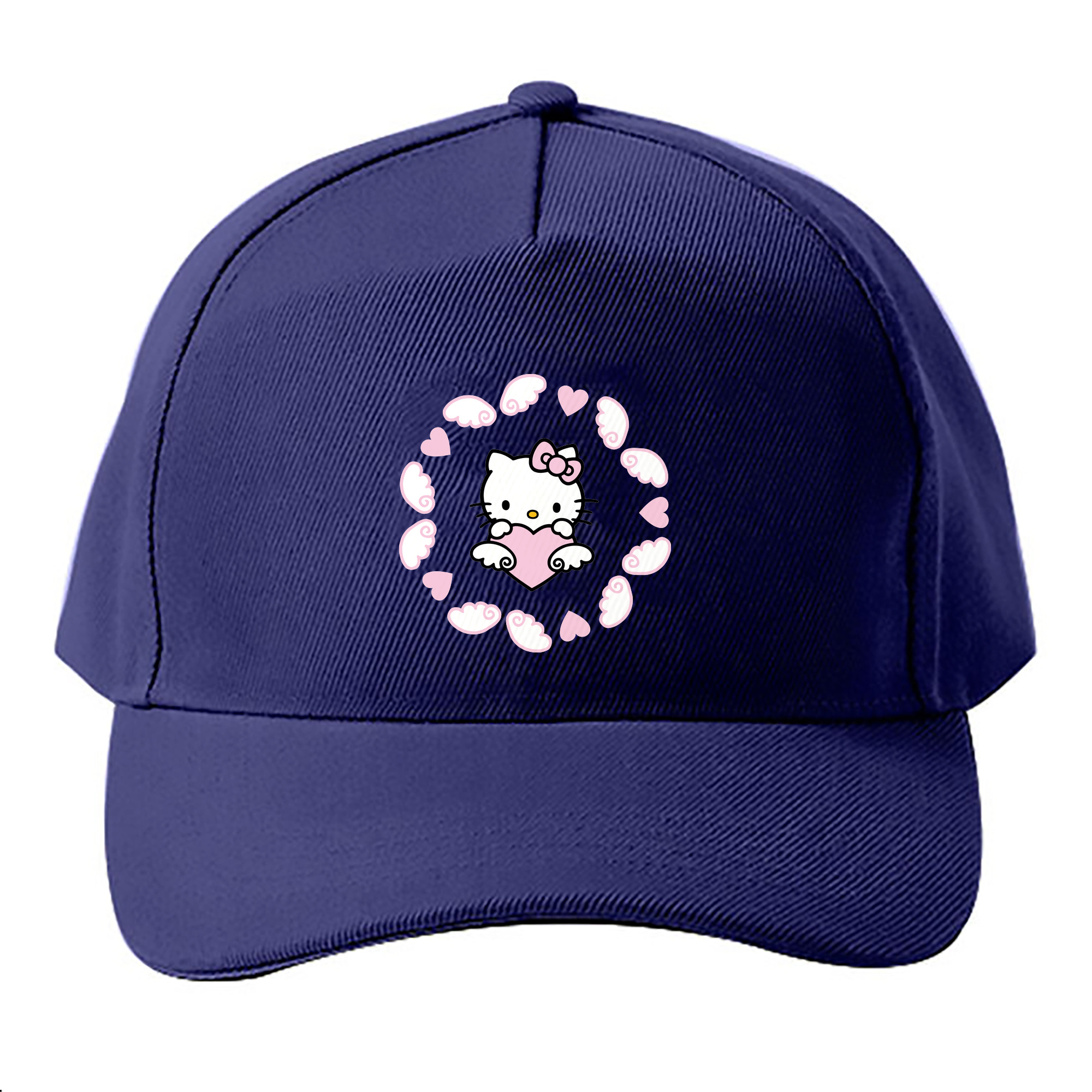 （画像用） Hello Kitty ハローキティ ベースボールキャップ 綿100％ 男女兼用 帽子 スポーツ