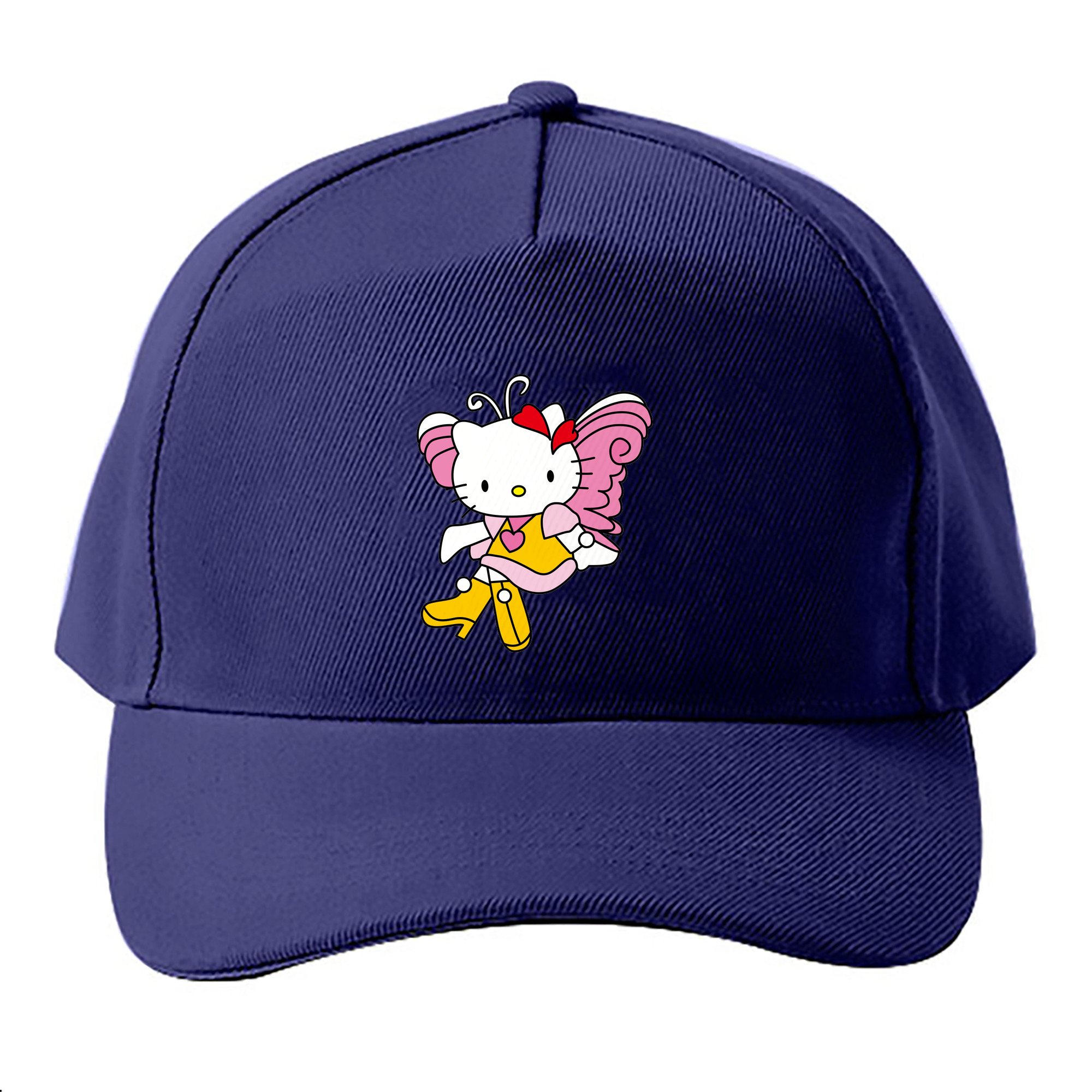 （画像用） Hello Kitty ハローキティ ベースボールキャップ 綿100％ 男女兼用 帽子 スポーツ