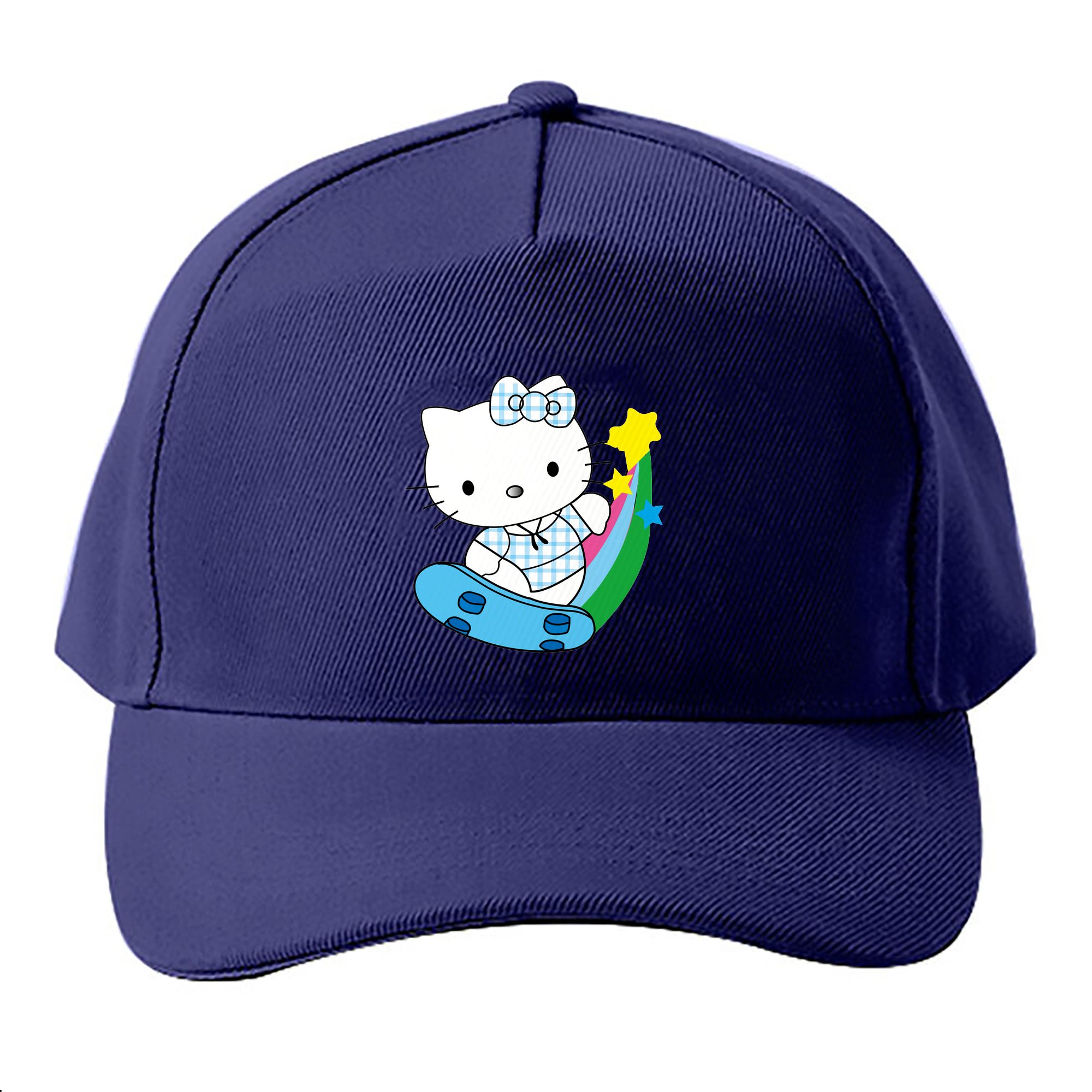 （画像用） Hello Kitty ハローキティ ベースボールキャップ 綿100％ 男女兼用 帽子 スポーツ