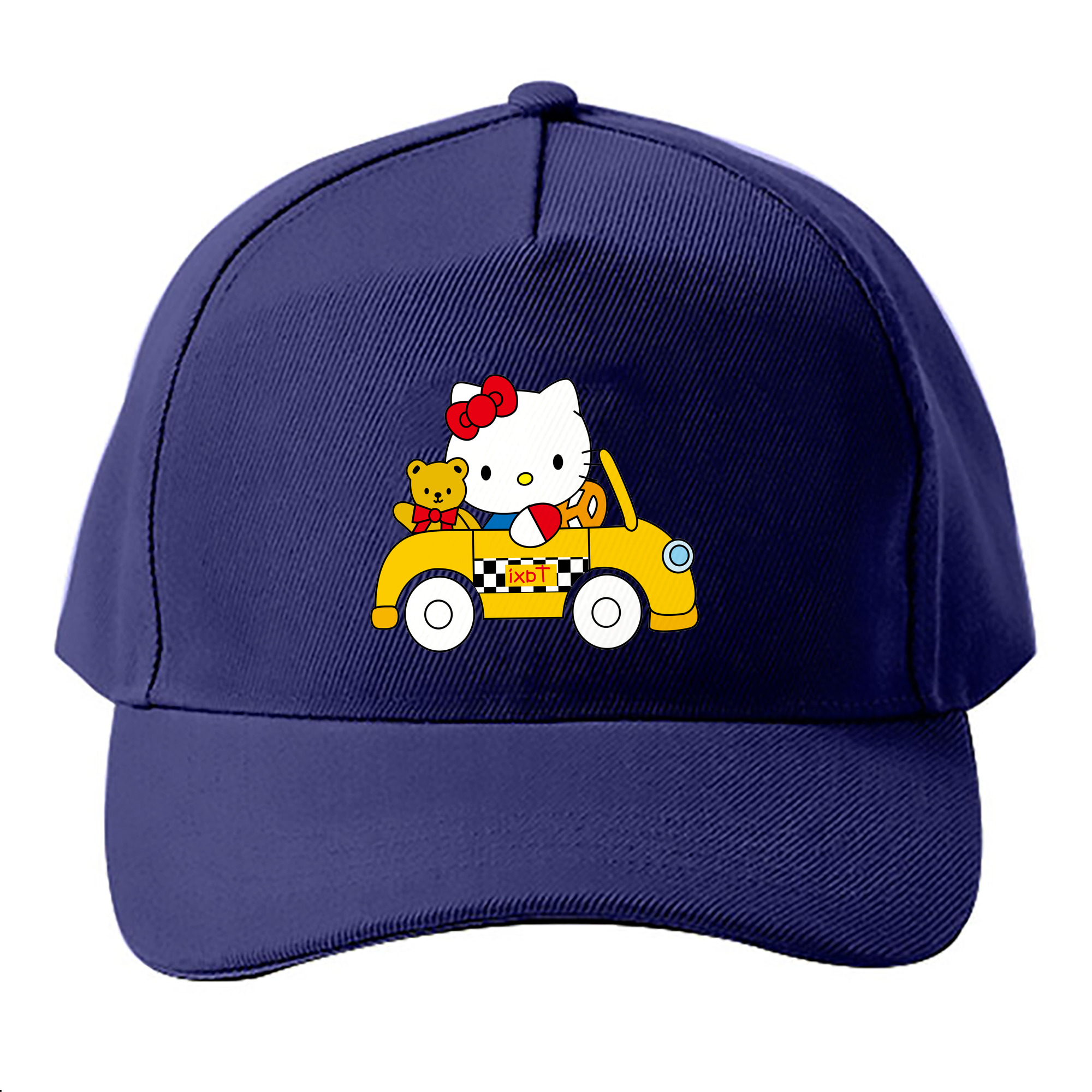（画像用） Hello Kitty ハローキティ ベースボールキャップ 綿100％ 男女兼用 帽子 スポーツ