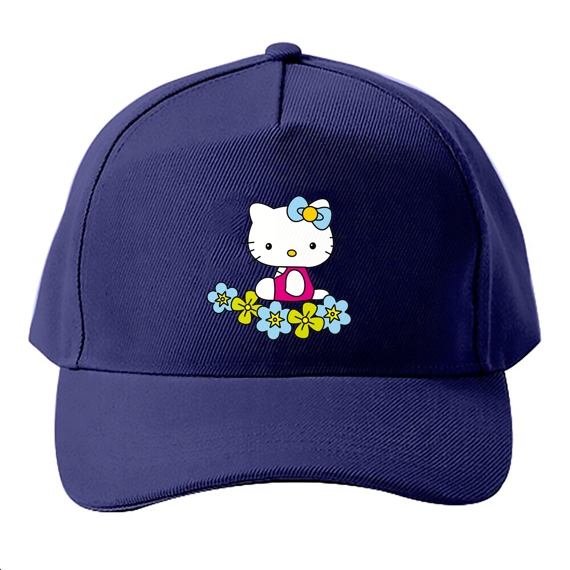 （画像用） Hello Kitty ハローキティ ベースボールキャップ 綿100％ 男女兼用 帽子 スポーツ