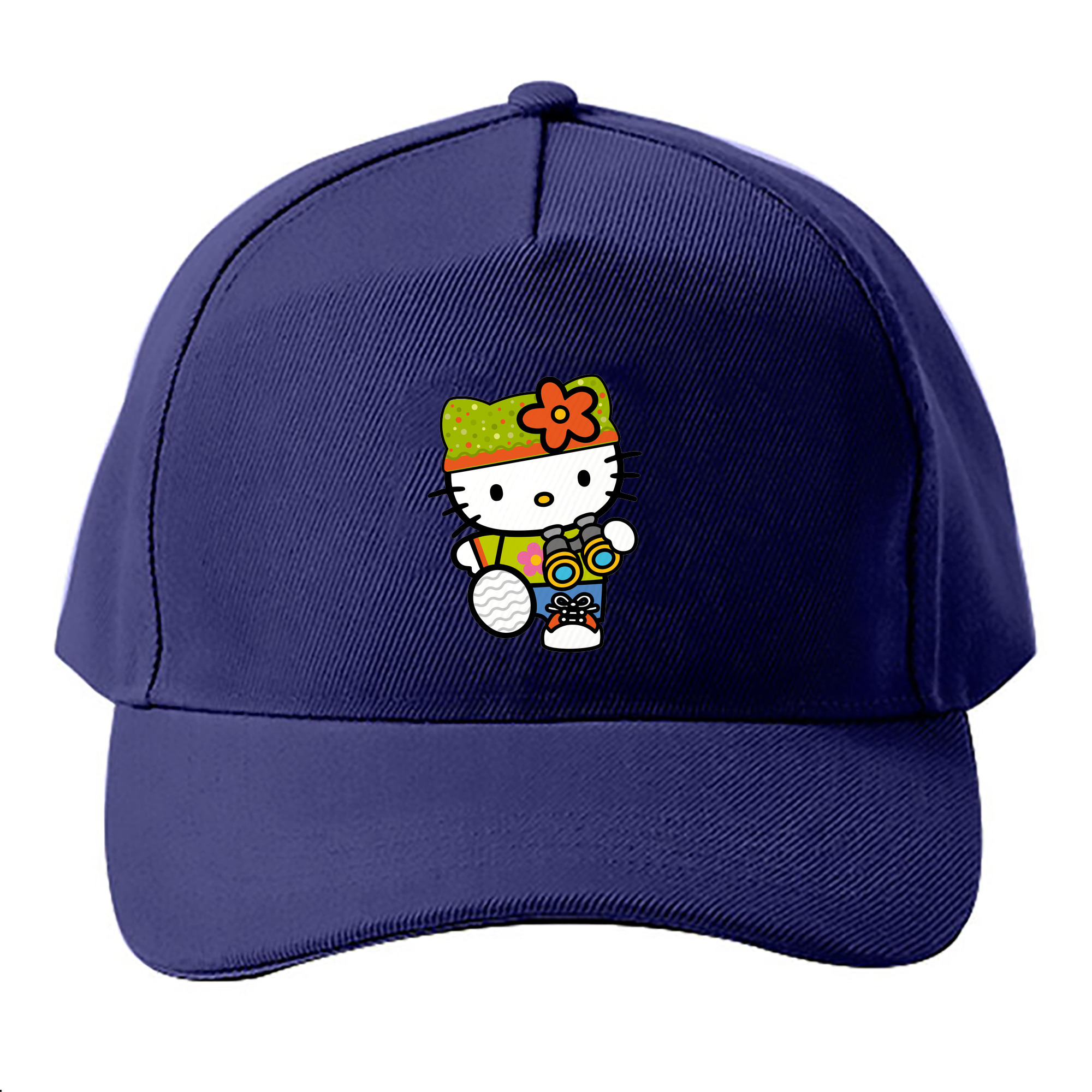 （画像用） Hello Kitty ハローキティ ベースボールキャップ 綿100％ 男女兼用 帽子 スポーツ