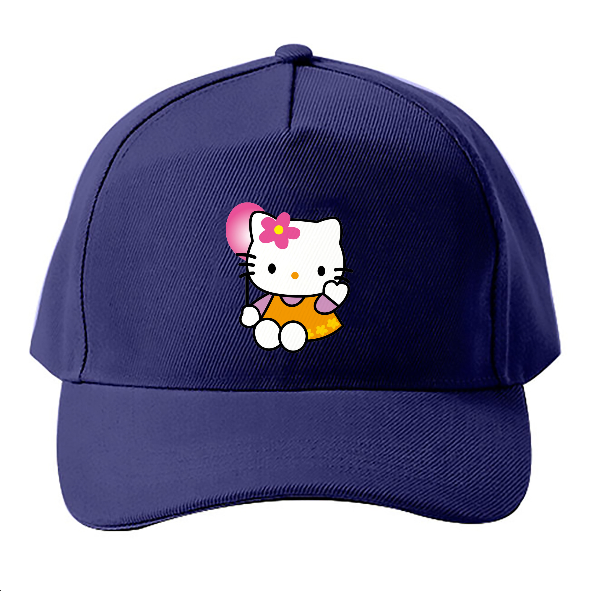 （画像用） Hello Kitty ハローキティ ベースボールキャップ 綿100％ 男女兼用 帽子 スポーツ