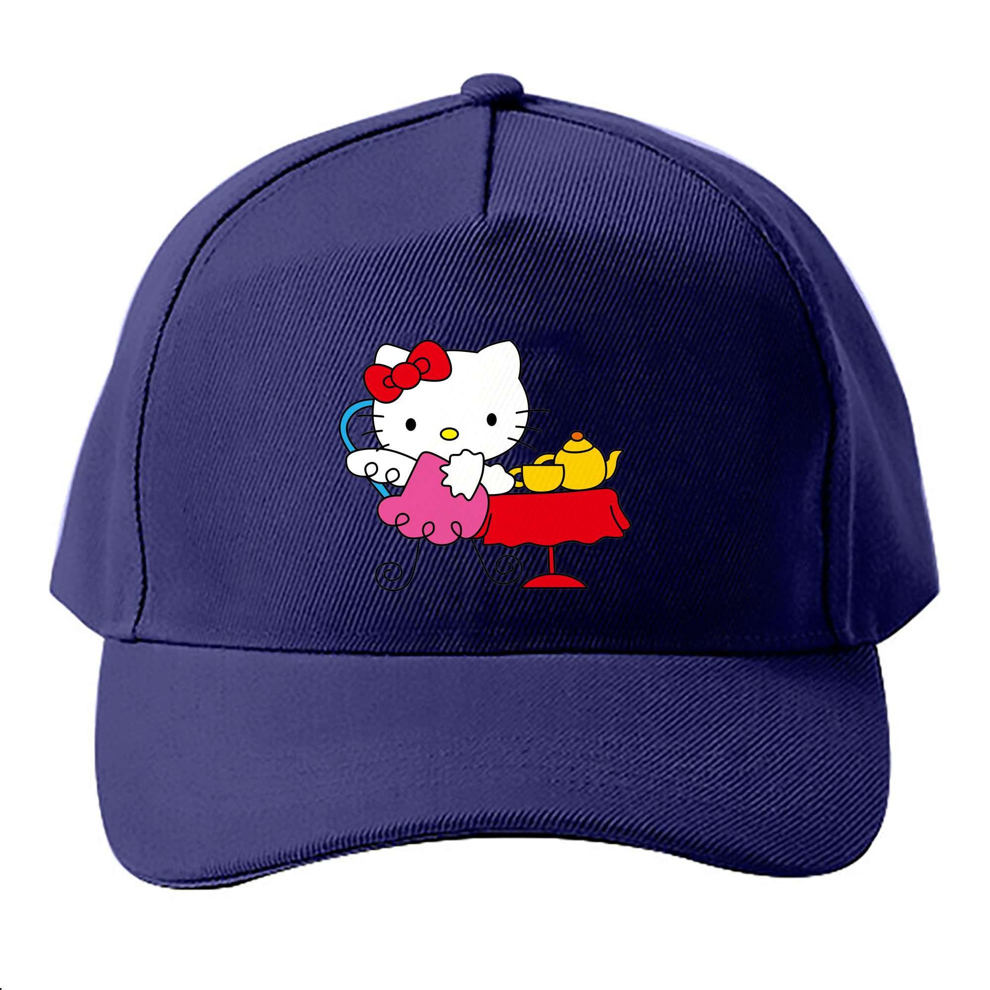 （画像用） Hello Kitty ハローキティ ベースボールキャップ 綿100％ 男女兼用 帽子 スポーツ
