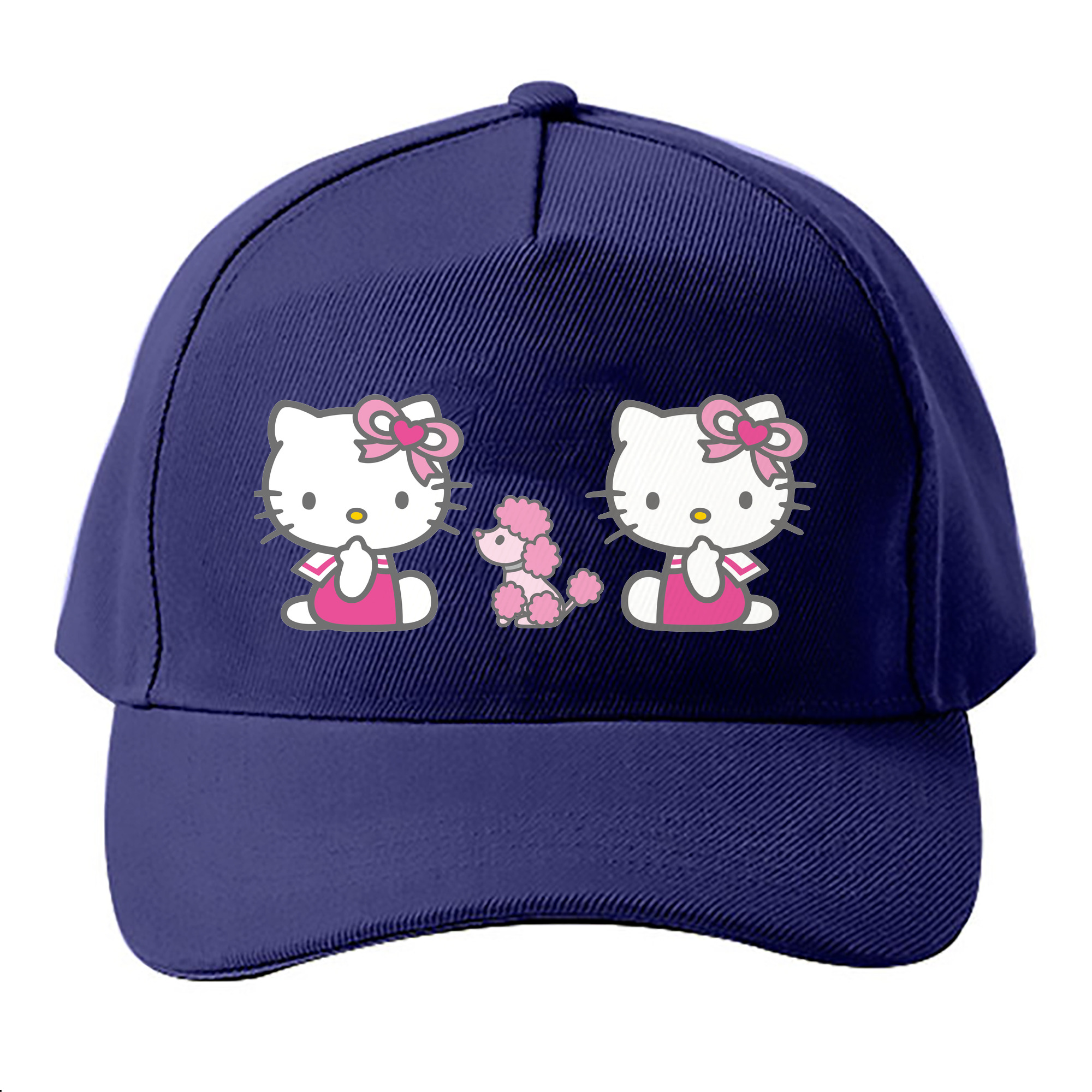 （画像用） Hello Kitty ハローキティ ベースボールキャップ 綿100％ 男女兼用 帽子 スポーツ