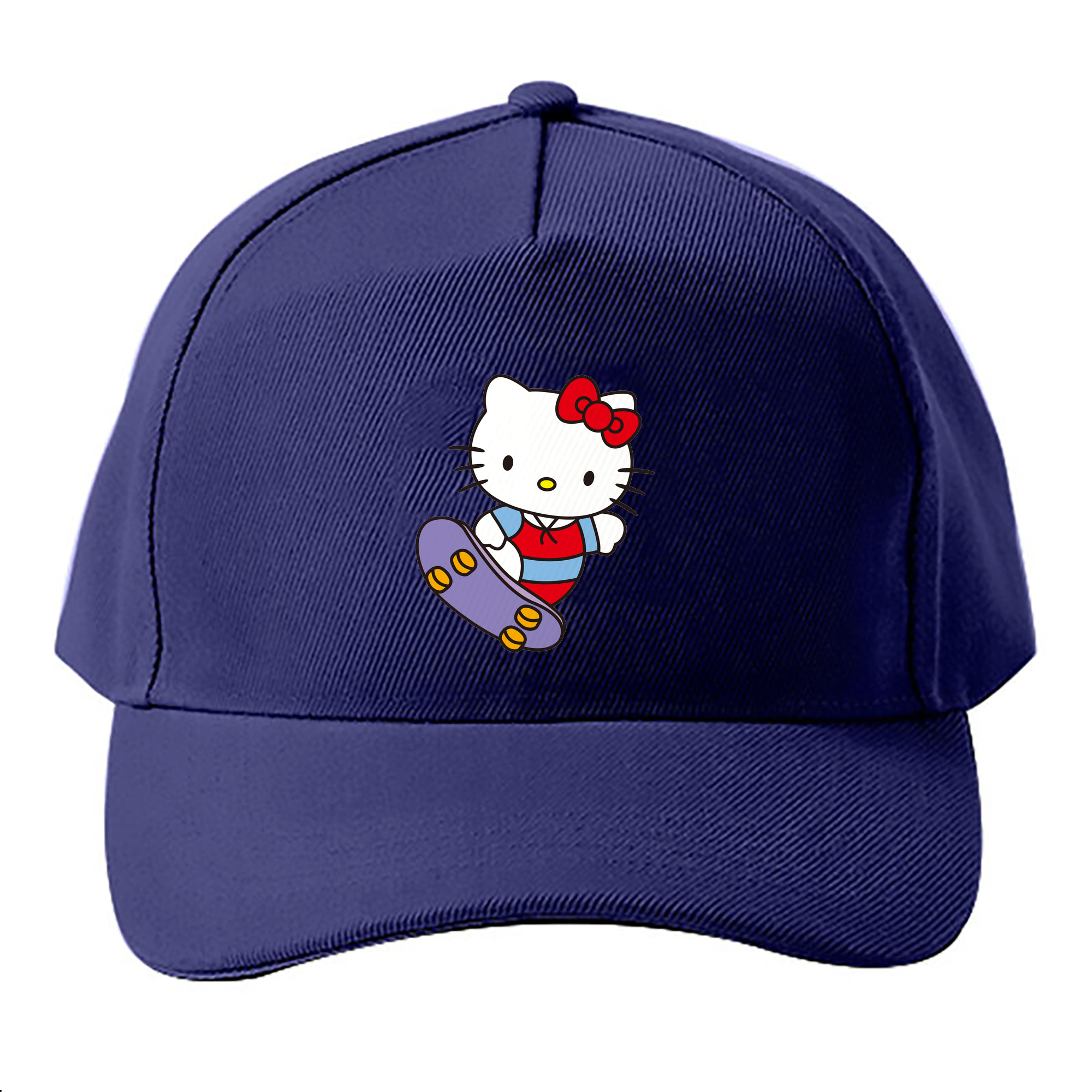 （画像用） Hello Kitty ハローキティ ベースボールキャップ 綿100％ 男女兼用 帽子 スポーツ