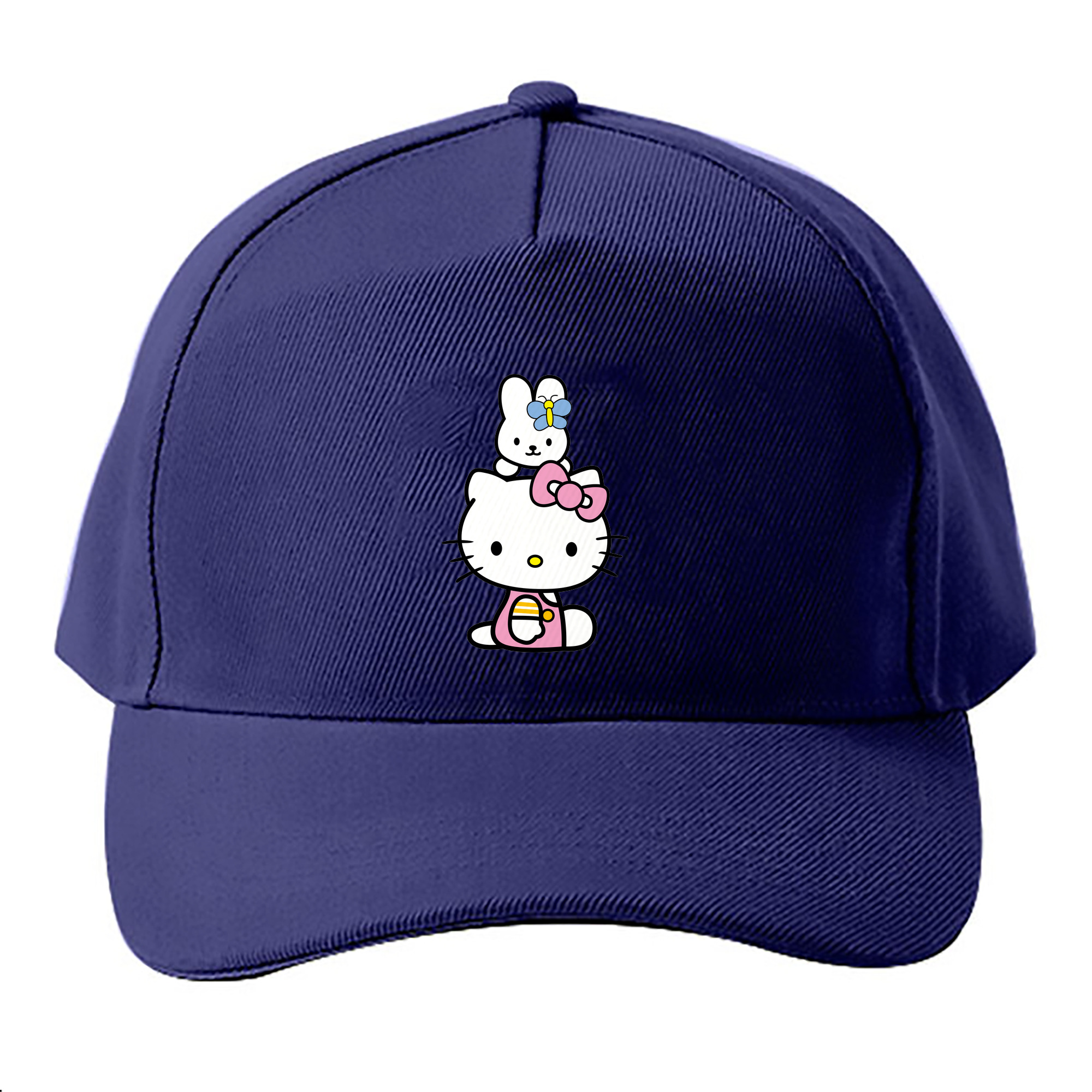 （画像用） Hello Kitty ハローキティ ベースボールキャップ 綿100％ 男女兼用 帽子 スポーツ