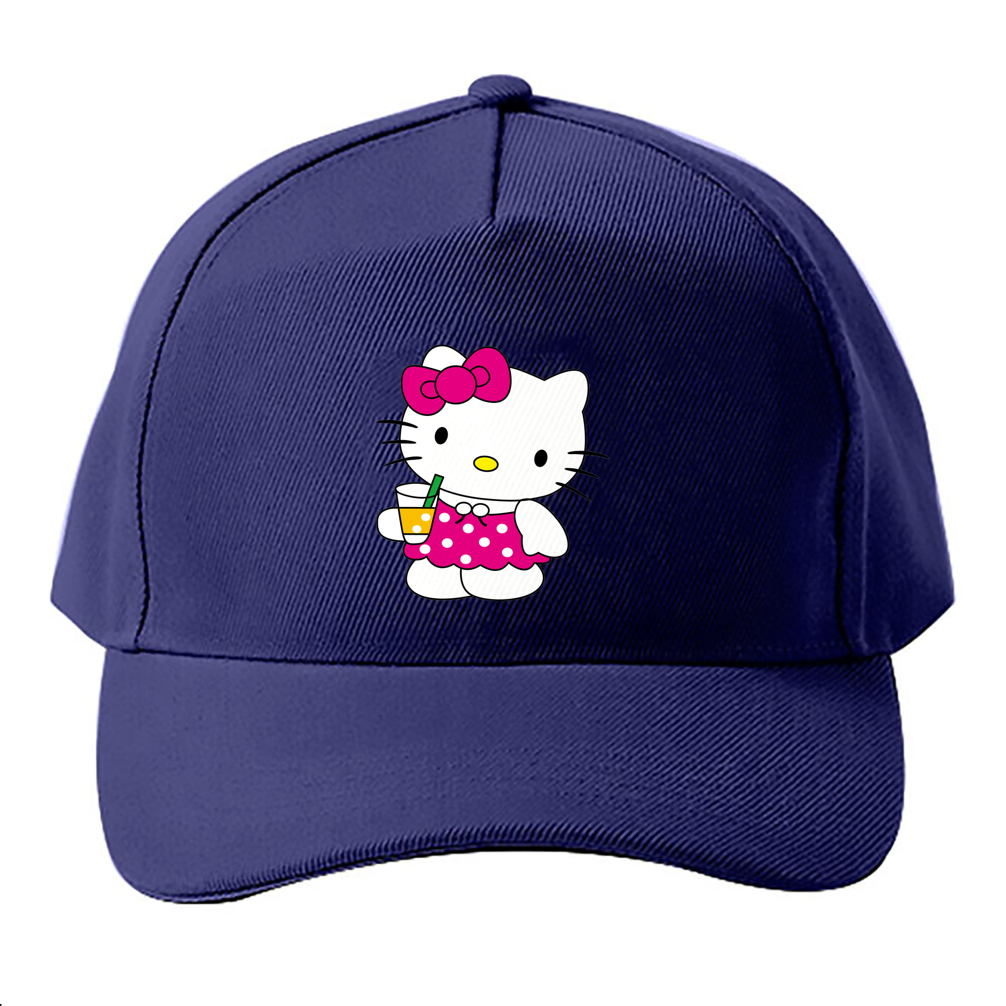 （画像用） Hello Kitty ハローキティ ベースボールキャップ 綿100％ 男女兼用 帽子 スポーツ