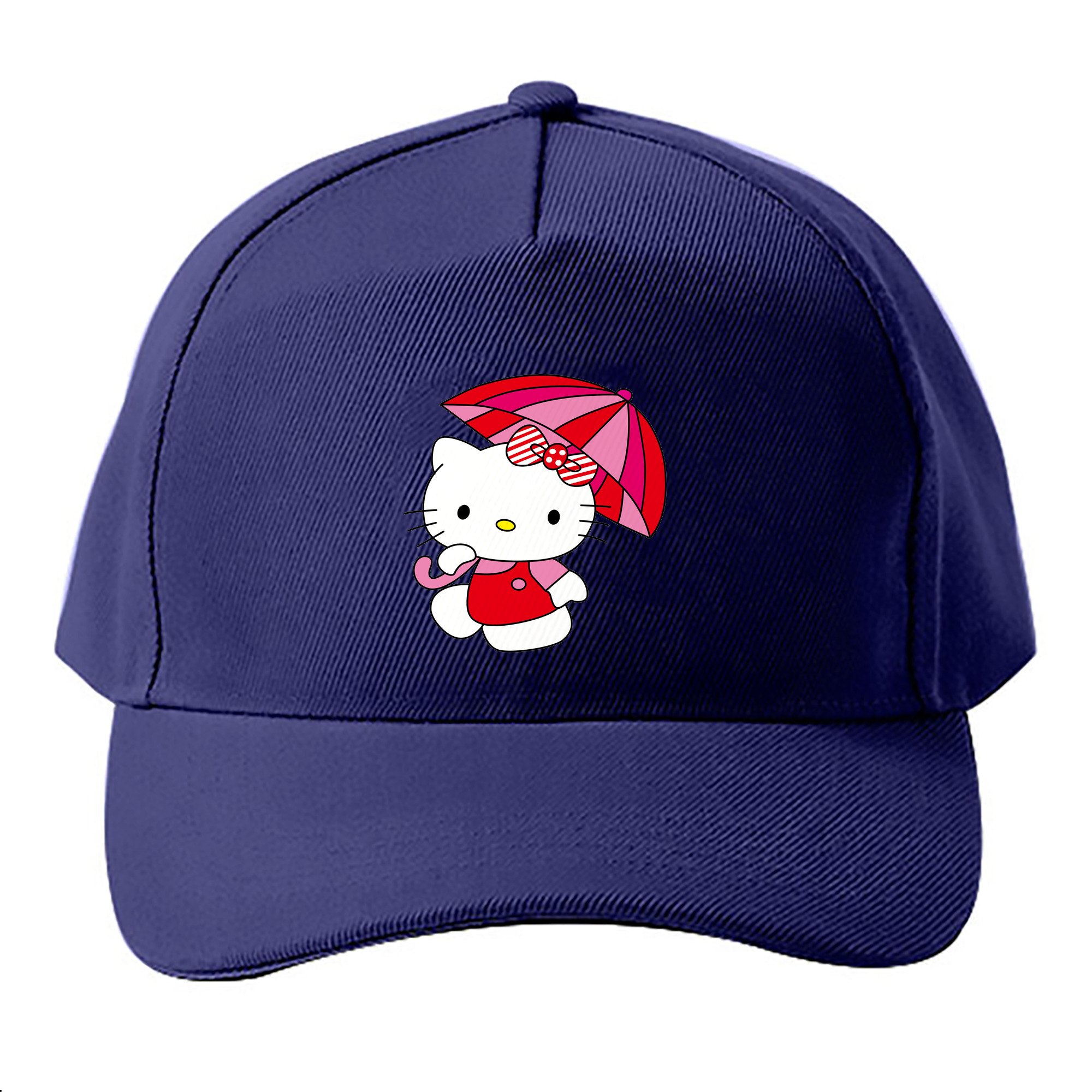 （画像用） Hello Kitty ハローキティ ベースボールキャップ 綿100％ 男女兼用 帽子 スポーツ