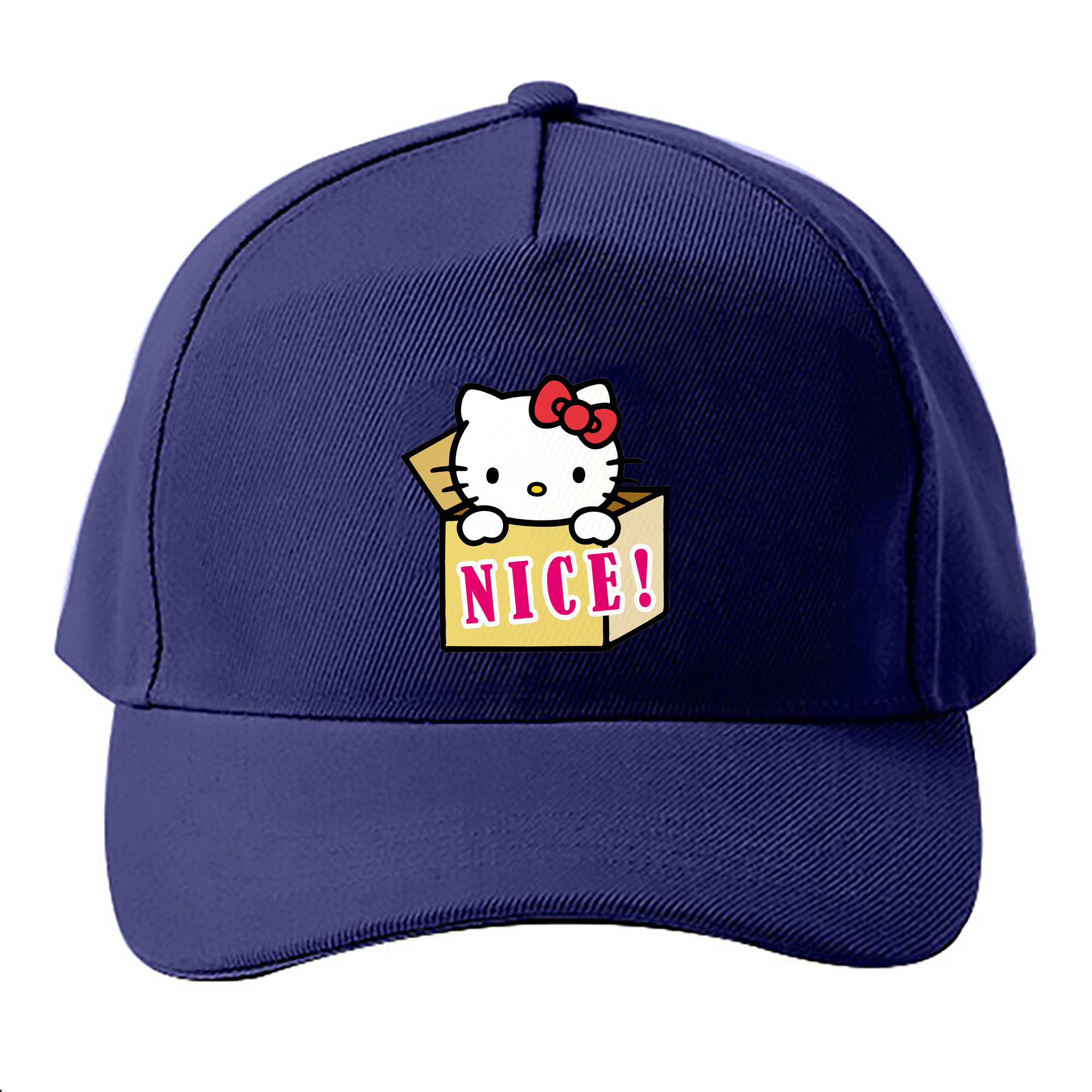 （画像用） Hello Kitty ハローキティ ベースボールキャップ 綿100％ 男女兼用 帽子 スポーツ