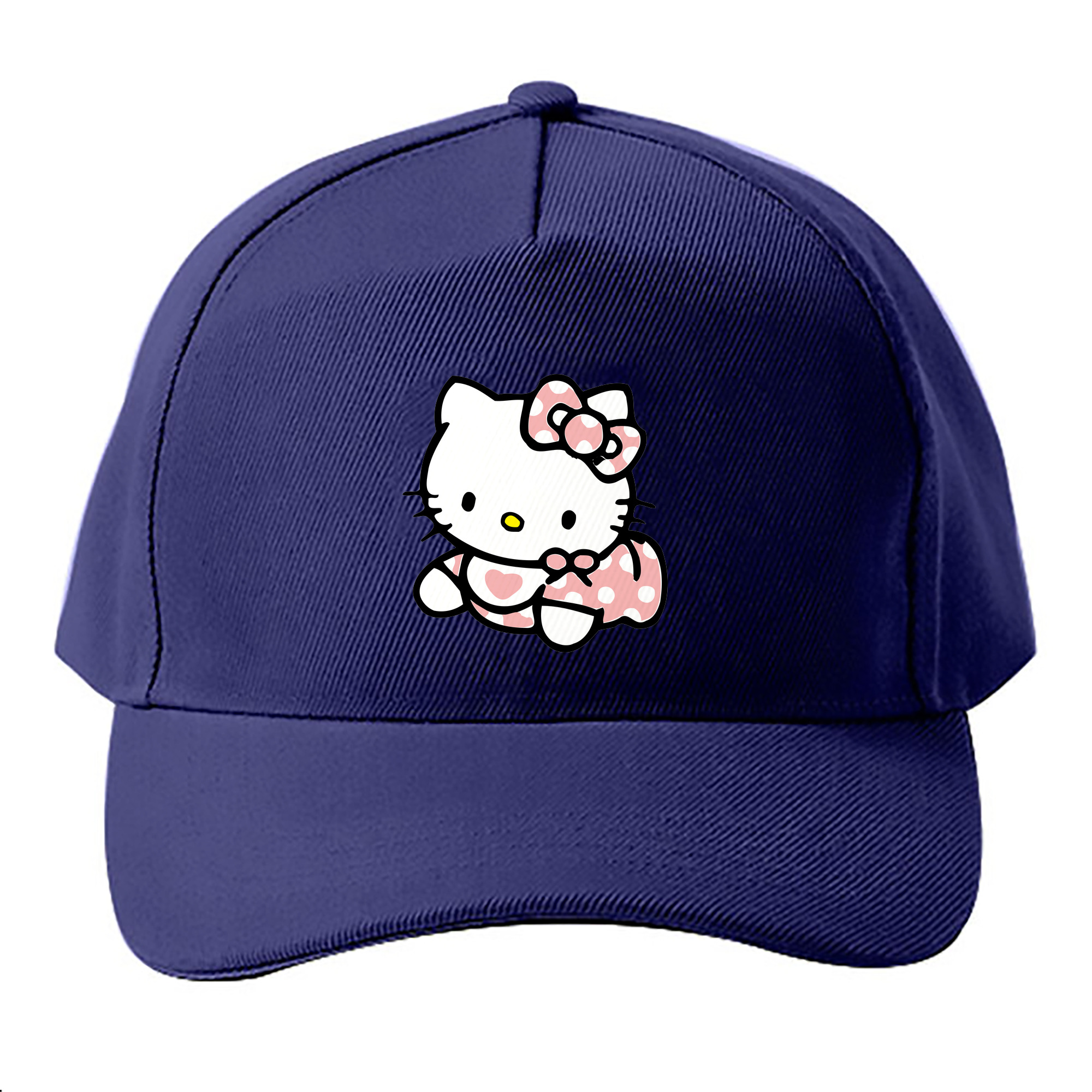 （画像用） Hello Kitty ハローキティ ベースボールキャップ 綿100％ 男女兼用 帽子 スポーツ