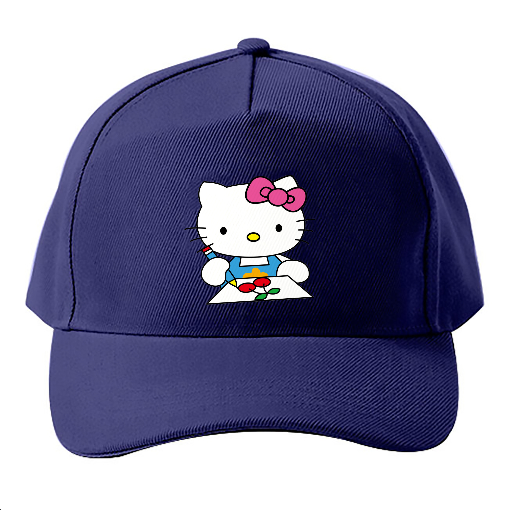 （画像用） Hello Kitty ハローキティ ベースボールキャップ 綿100％ 男女兼用 帽子 スポーツ