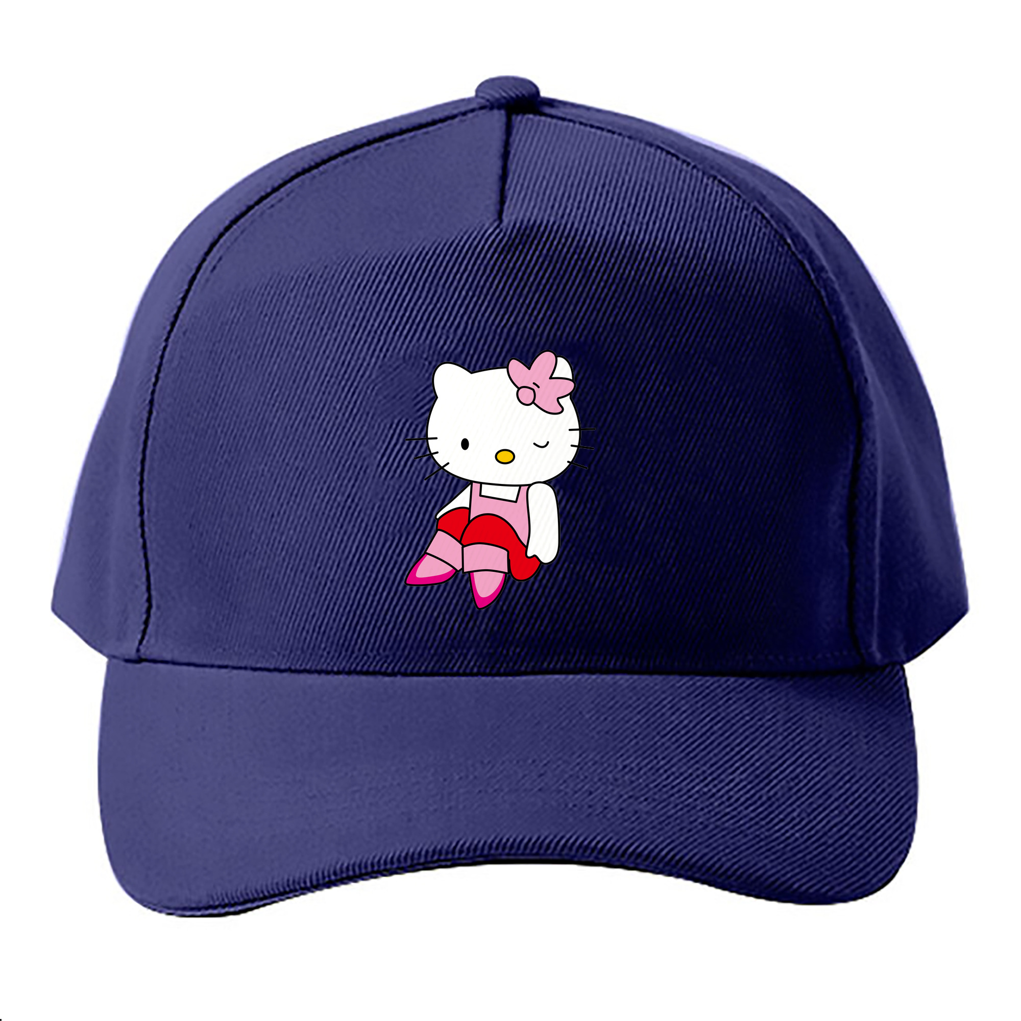 （画像用） Hello Kitty ハローキティ ベースボールキャップ 綿100％ 男女兼用 帽子 スポーツ