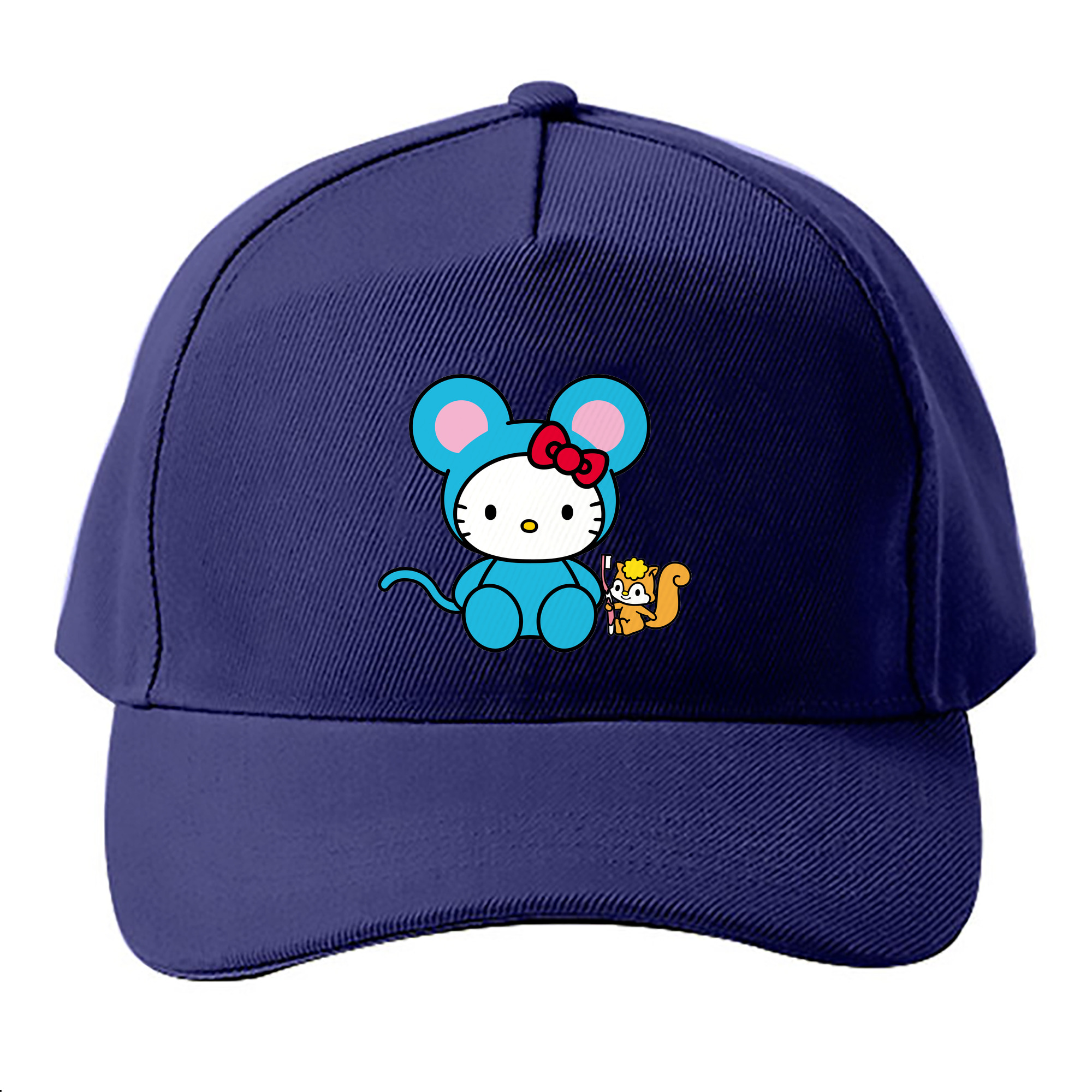 （画像用） Hello Kitty ハローキティ ベースボールキャップ 綿100％ 男女兼用 帽子 スポーツ