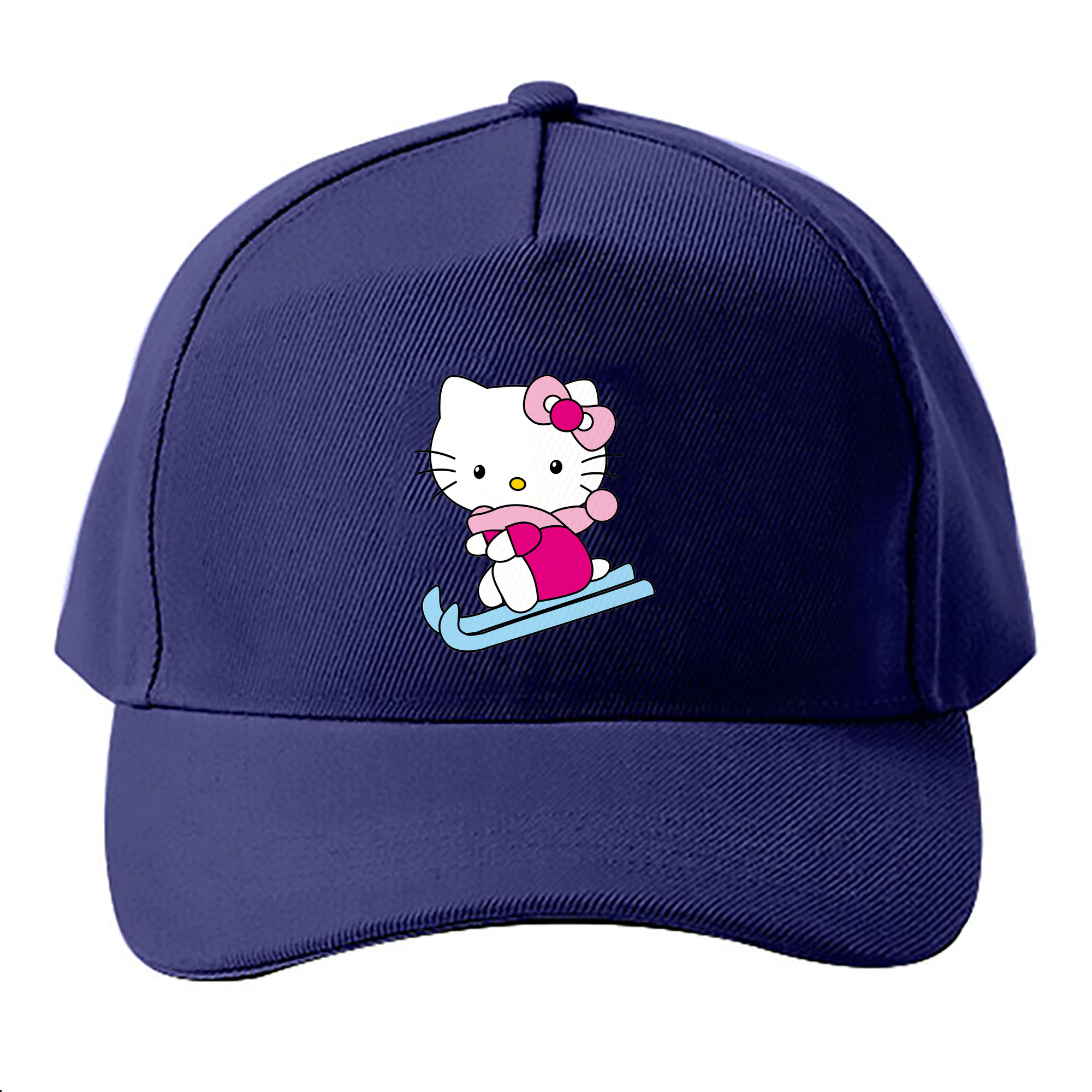 （画像用） Hello Kitty ハローキティ ベースボールキャップ 綿100％ 男女兼用 帽子 スポーツ