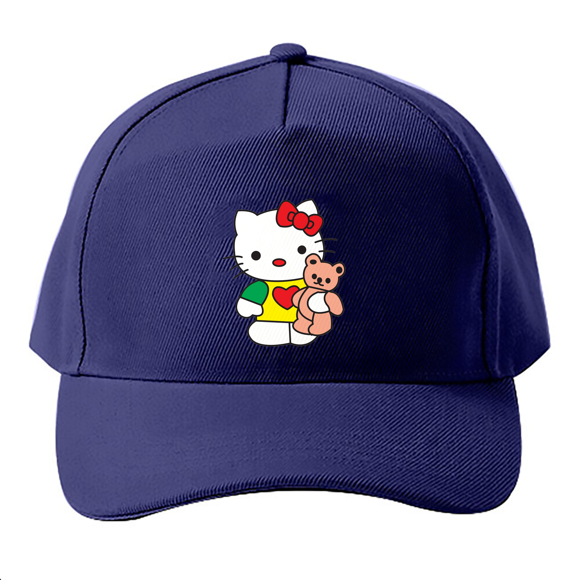 （画像用） Hello Kitty ハローキティ ベースボールキャップ 綿100％ 男女兼用 帽子 スポーツ