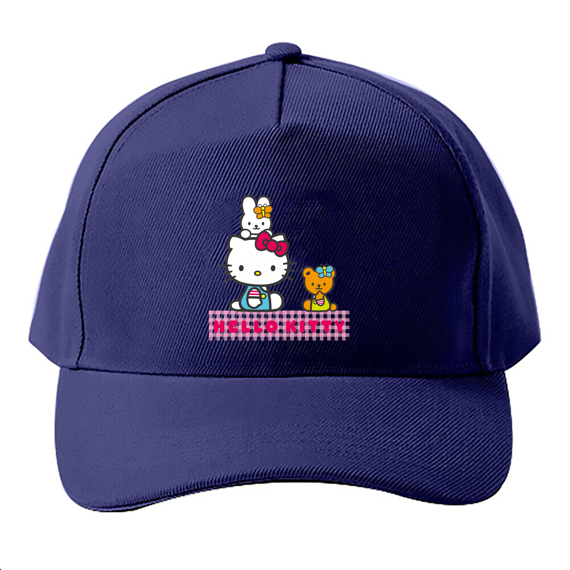 （画像用） Hello Kitty ハローキティ ベースボールキャップ 綿100％ 男女兼用 帽子 スポーツ