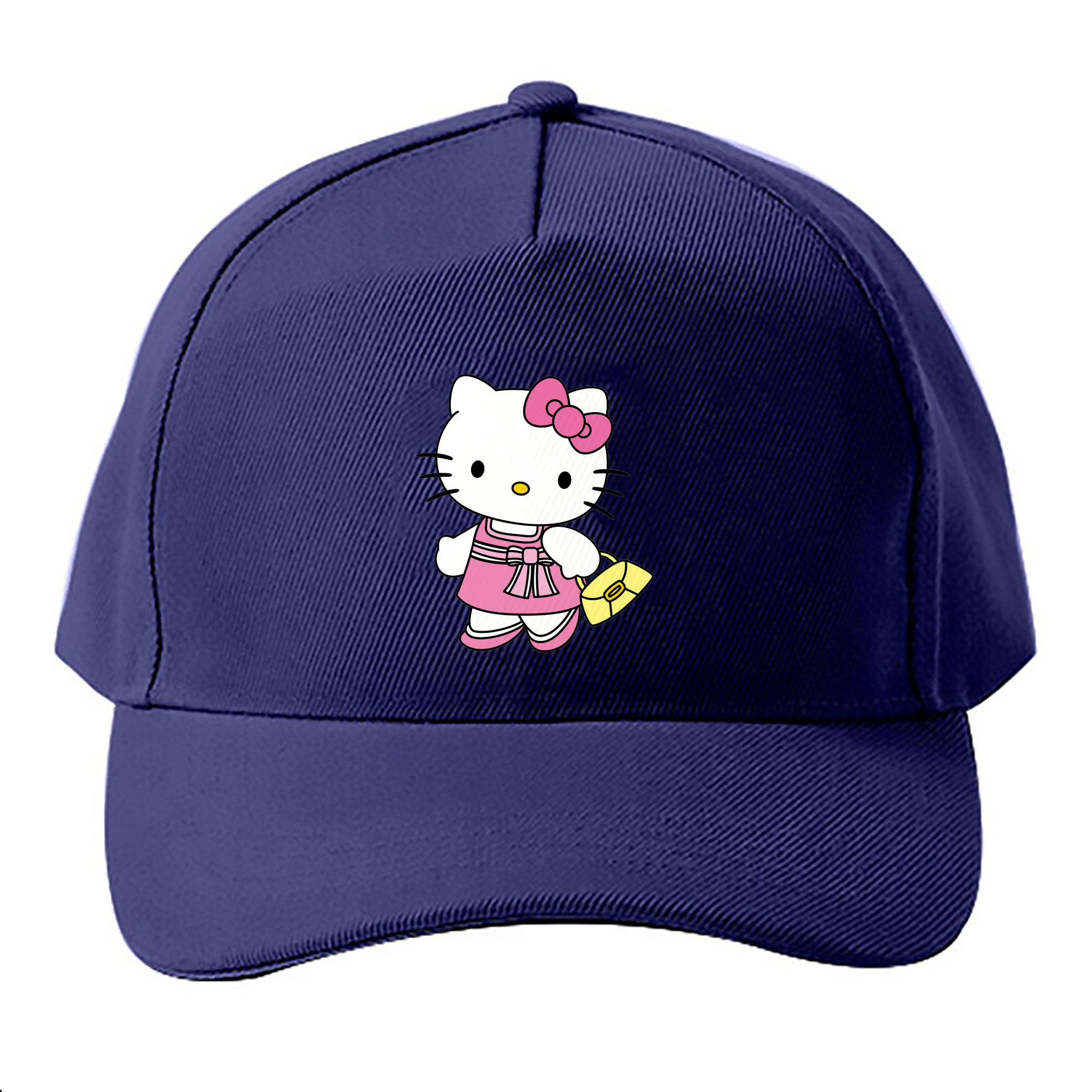 （画像用） Hello Kitty ハローキティ ベースボールキャップ 綿100％ 男女兼用 帽子 スポーツ