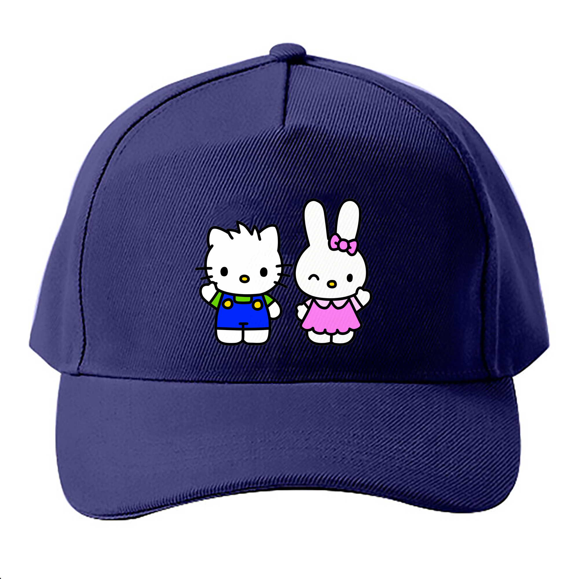 （画像用） Hello Kitty ハローキティ ベースボールキャップ 綿100％ 男女兼用 帽子 スポーツ