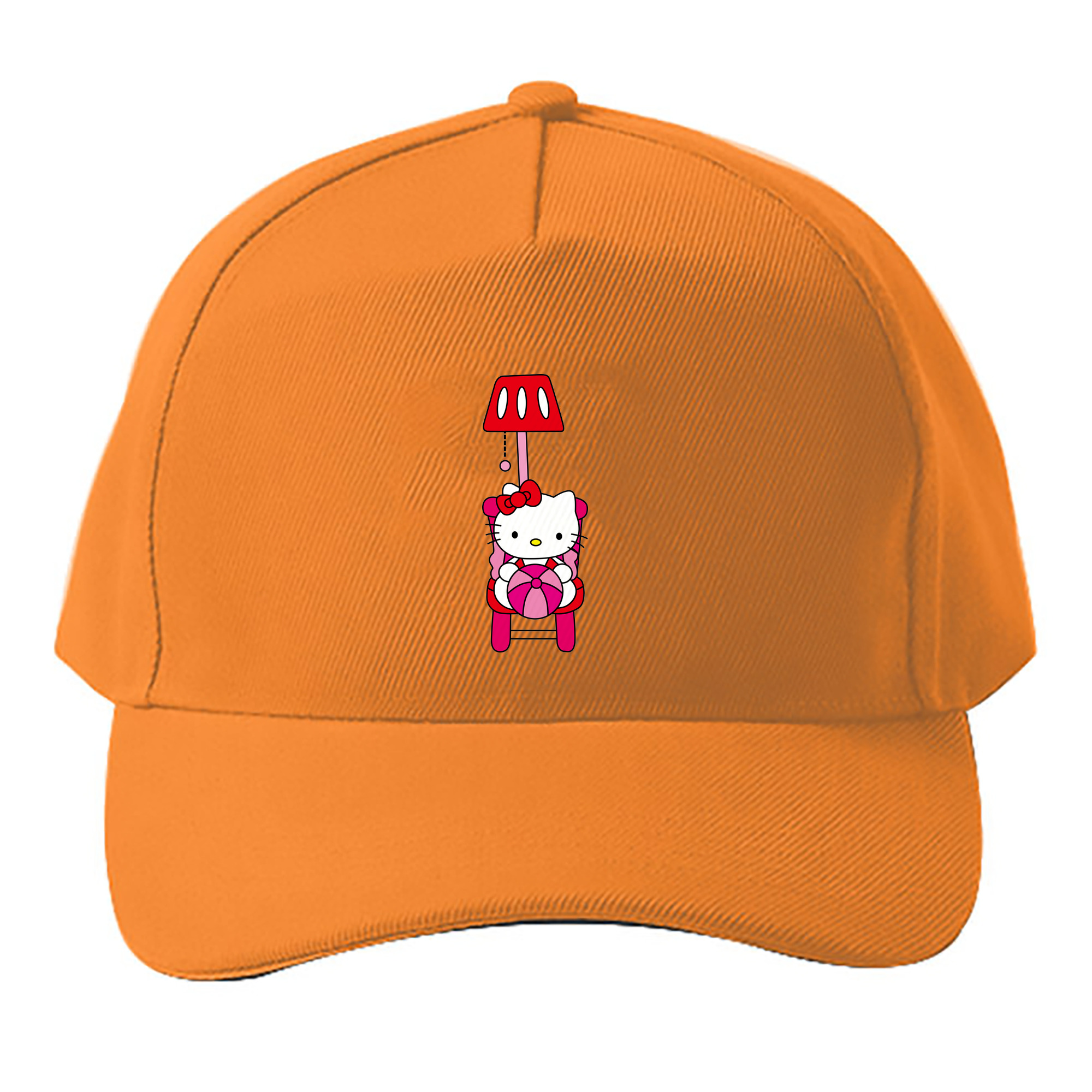 （画像用） Hello Kitty ハローキティ ベースボールキャップ 綿100％ 男女兼用 帽子 スポーツ