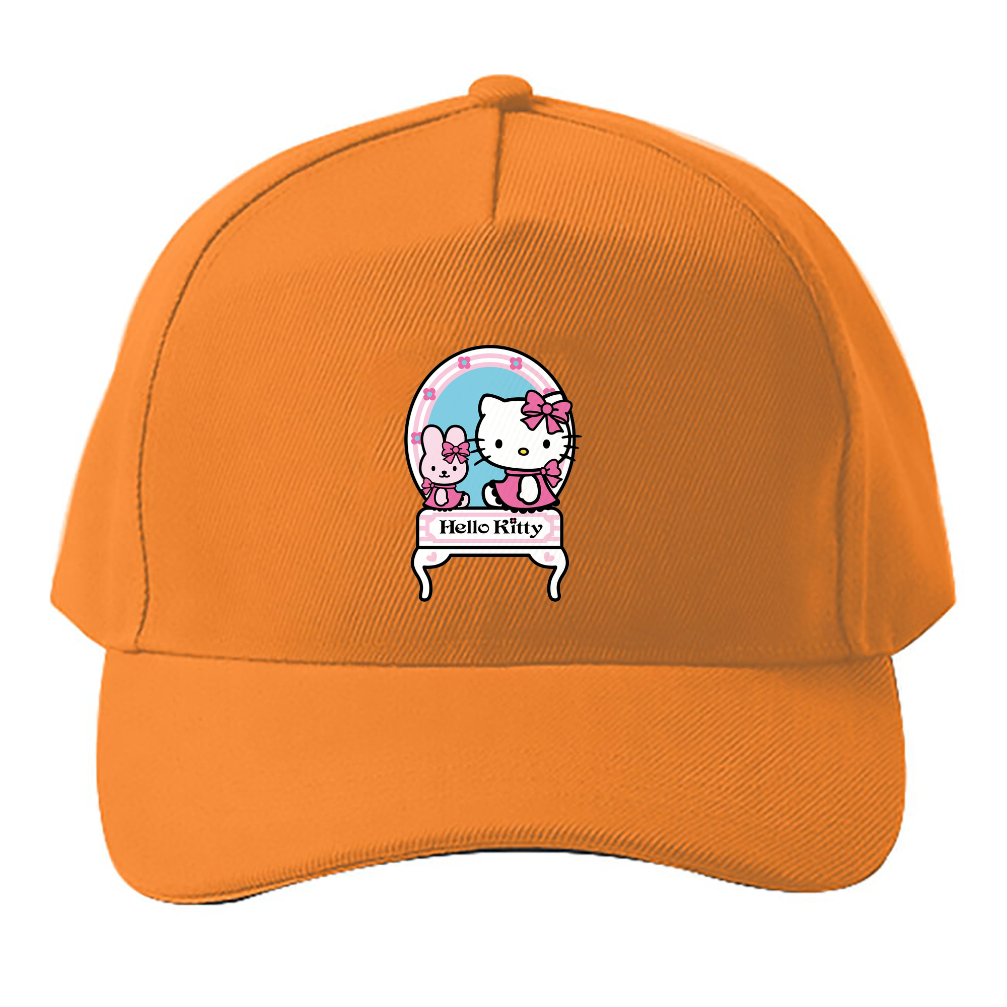 （画像用） Hello Kitty ハローキティ ベースボールキャップ 綿100％ 男女兼用 帽子 スポーツ