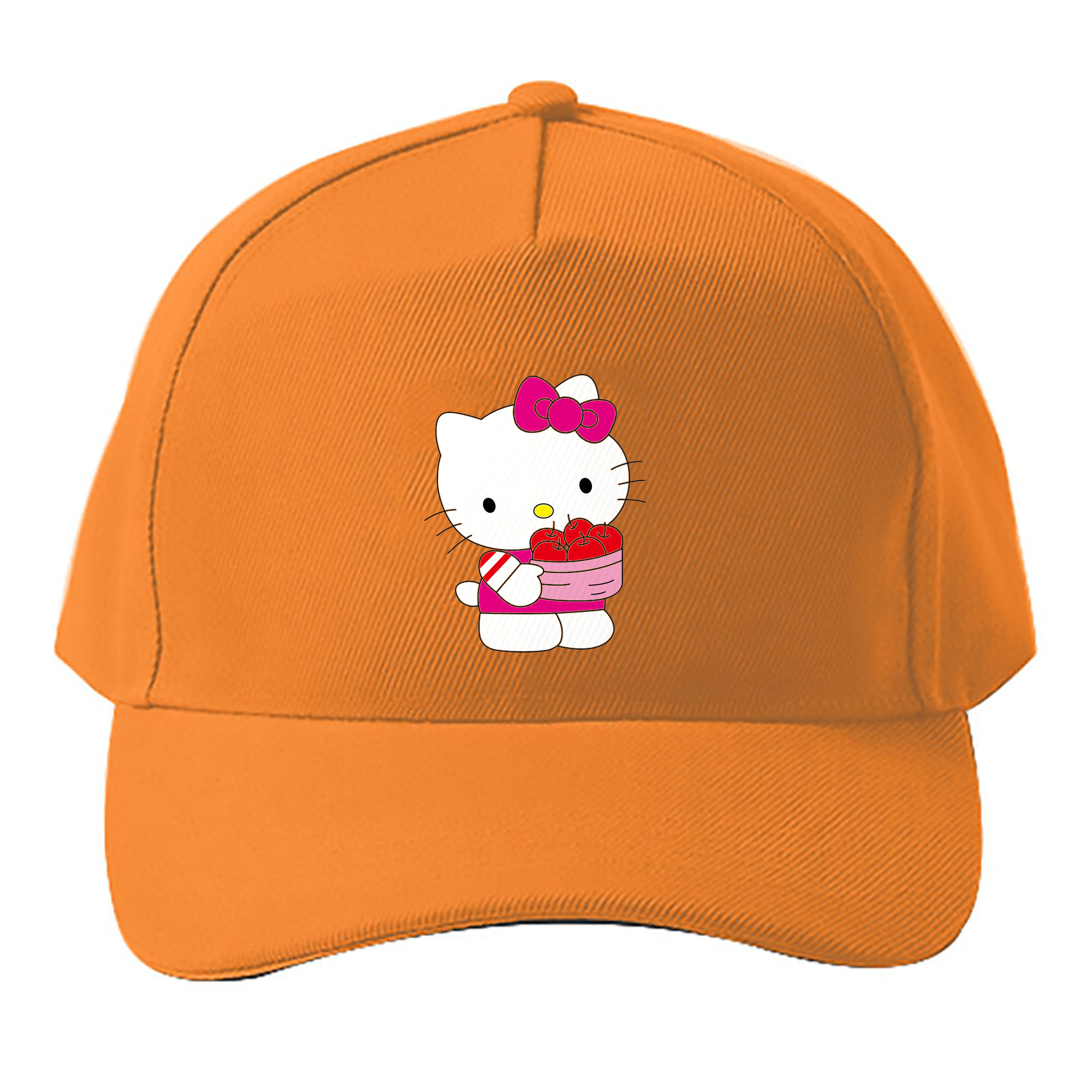 （画像用） Hello Kitty ハローキティ ベースボールキャップ 綿100％ 男女兼用 帽子 スポーツ