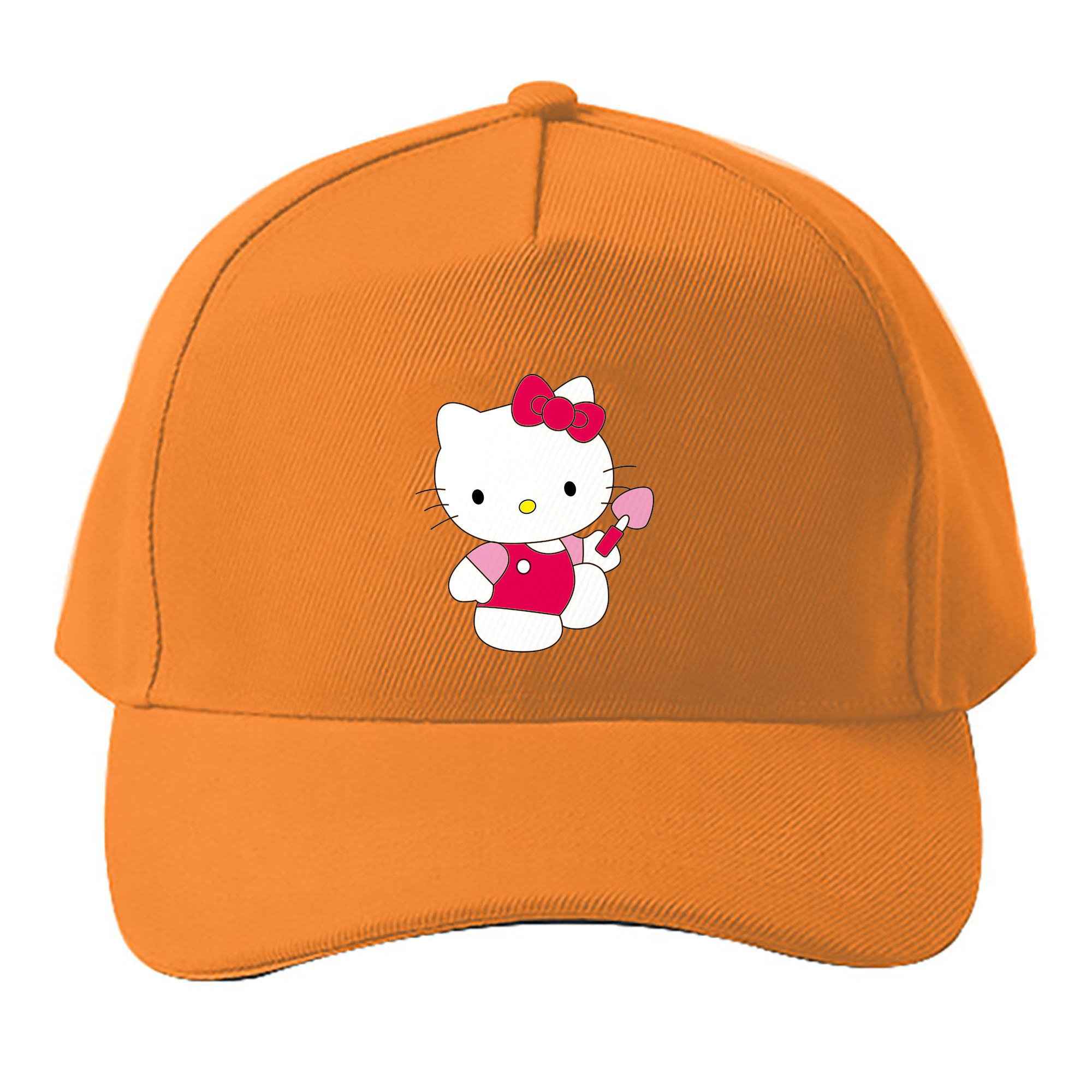 （画像用） Hello Kitty ハローキティ ベースボールキャップ 綿100％ 男女兼用 帽子 スポーツ