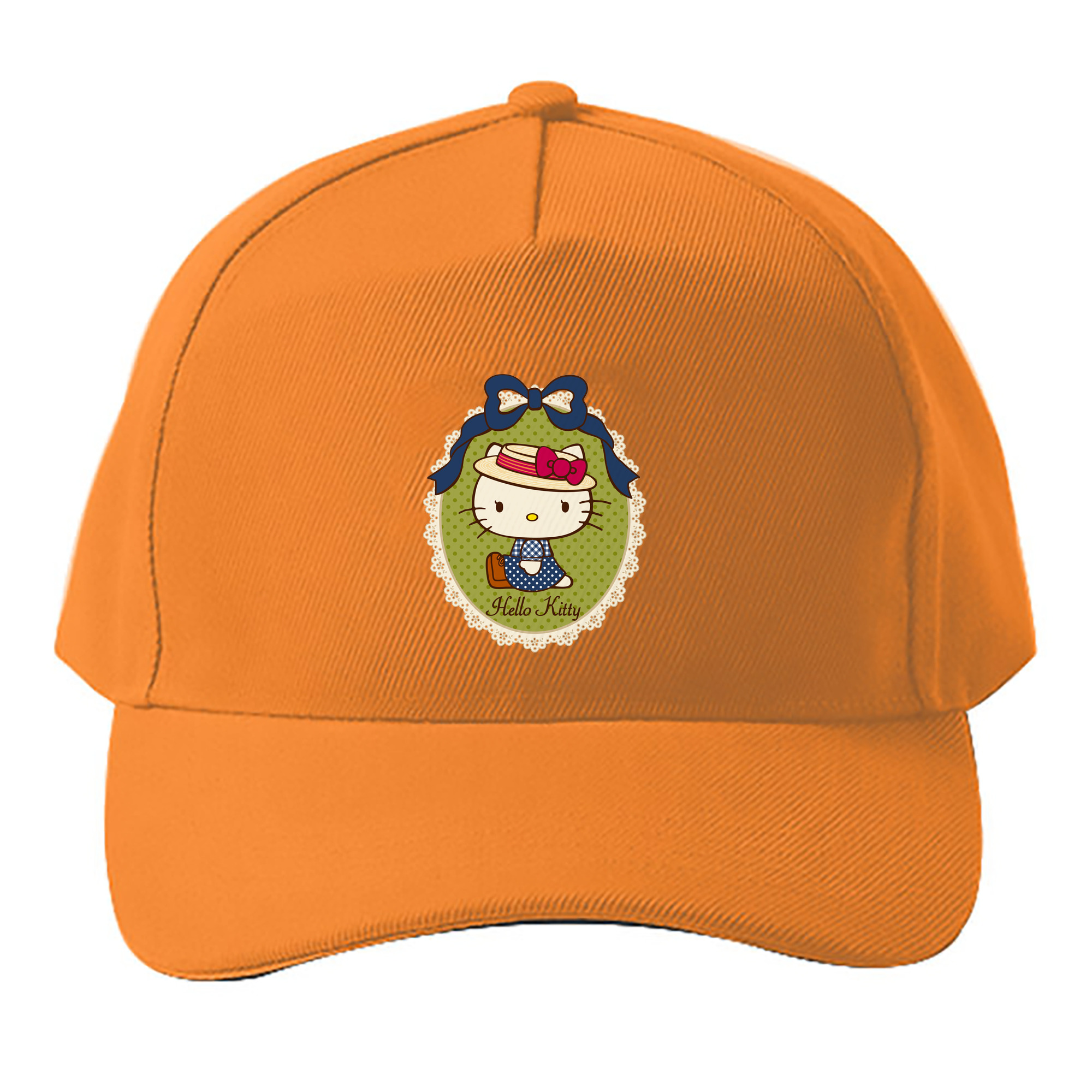 （画像用） Hello Kitty ハローキティ ベースボールキャップ 綿100％ 男女兼用 帽子 スポーツ