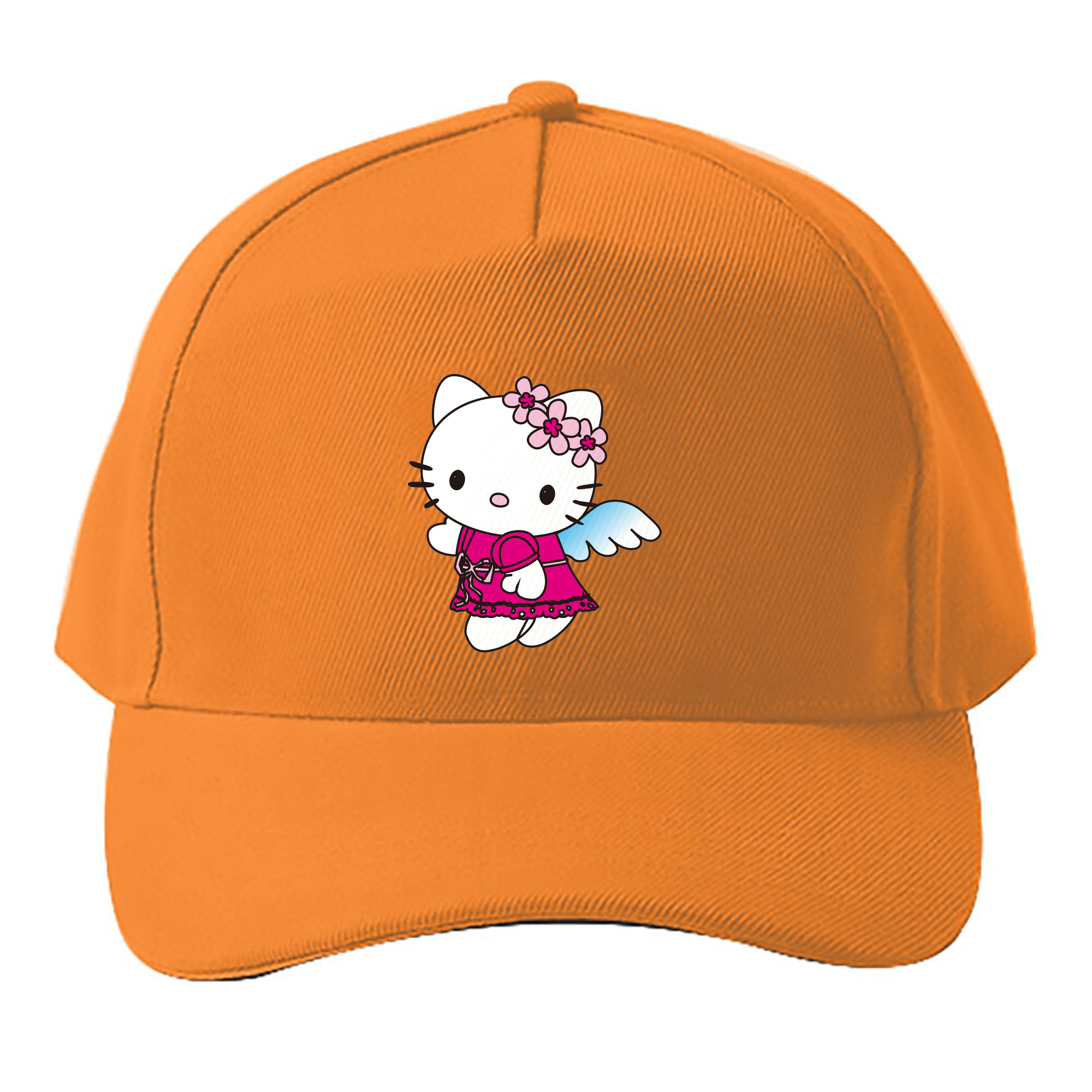（画像用） Hello Kitty ハローキティ ベースボールキャップ 綿100％ 男女兼用 帽子 スポーツ