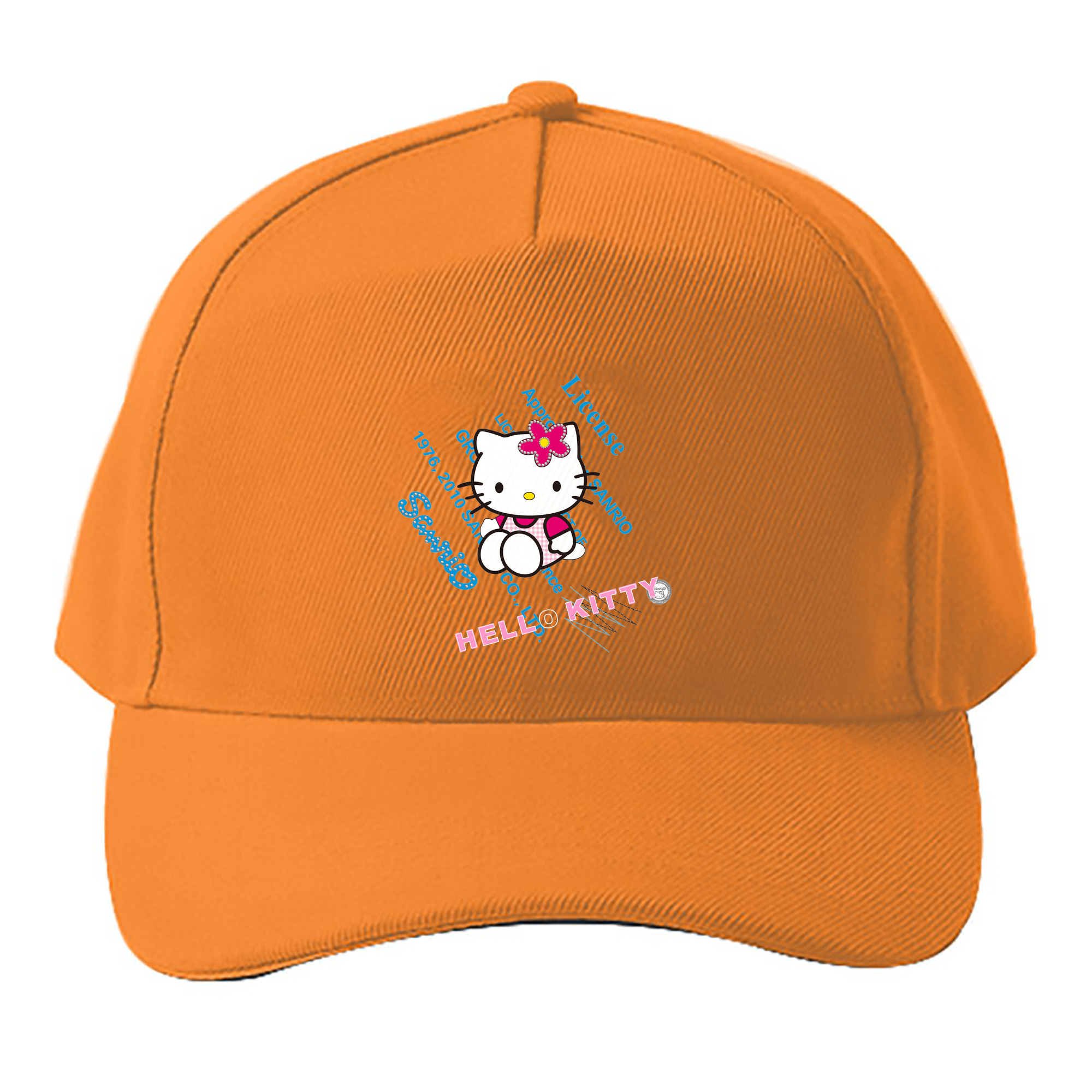 （画像用） Hello Kitty ハローキティ ベースボールキャップ 綿100％ 男女兼用 帽子 スポーツ