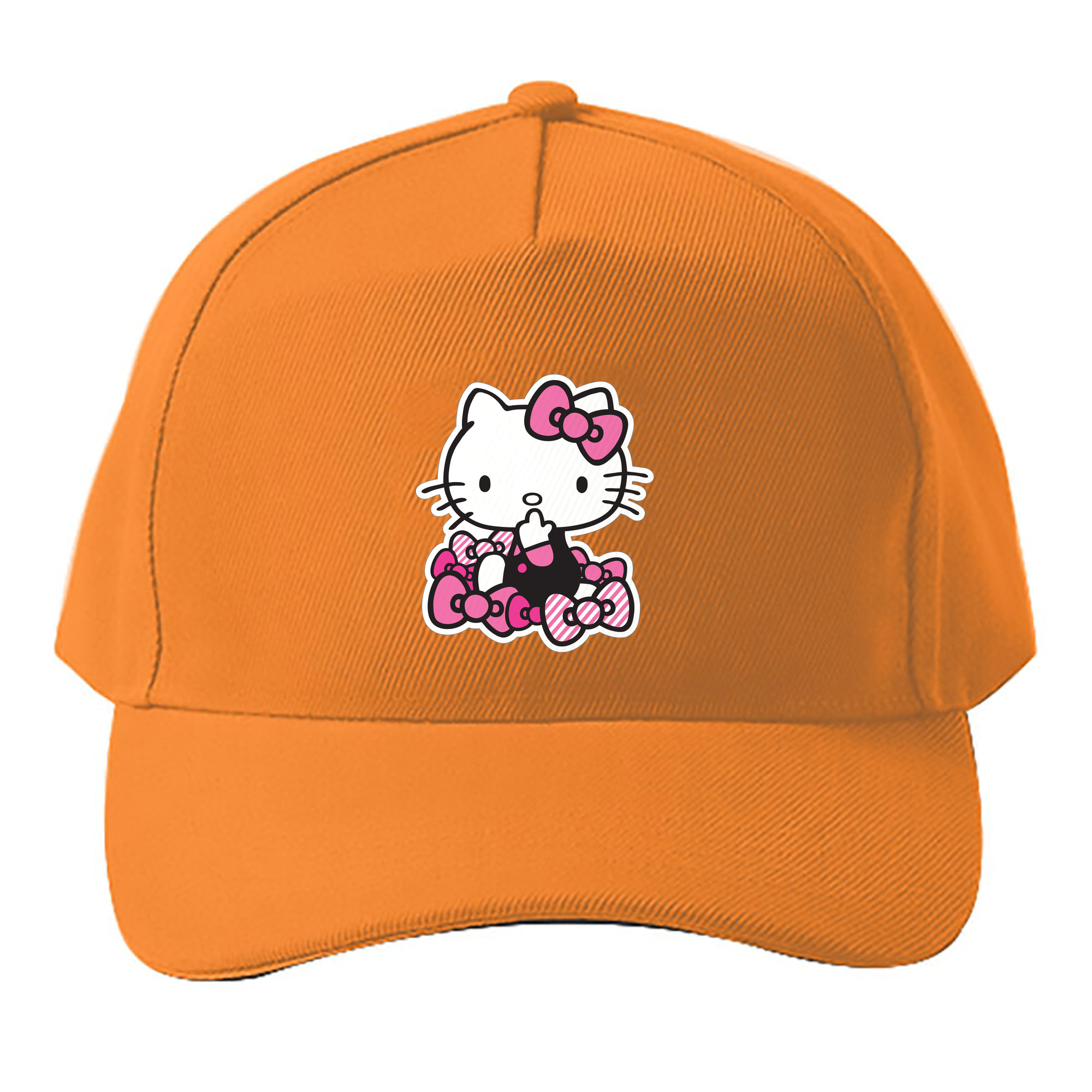 （画像用） Hello Kitty ハローキティ ベースボールキャップ 綿100％ 男女兼用 帽子 スポーツ