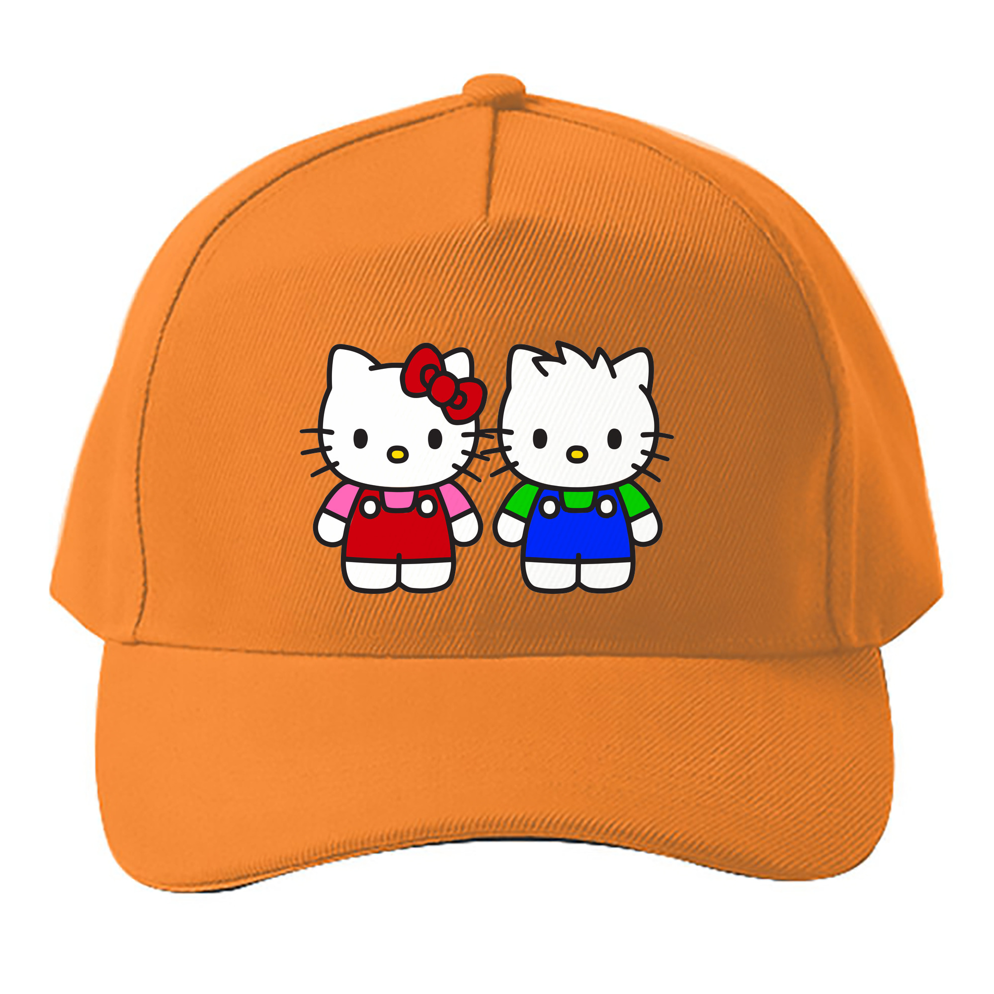 （画像用） Hello Kitty ハローキティ ベースボールキャップ 綿100％ 男女兼用 帽子 スポーツ