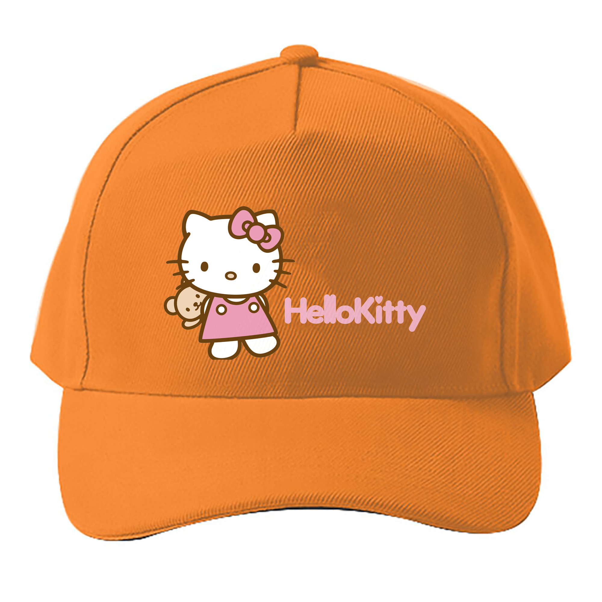 （画像用） Hello Kitty ハローキティ ベースボールキャップ 綿100％ 男女兼用 帽子 スポーツ