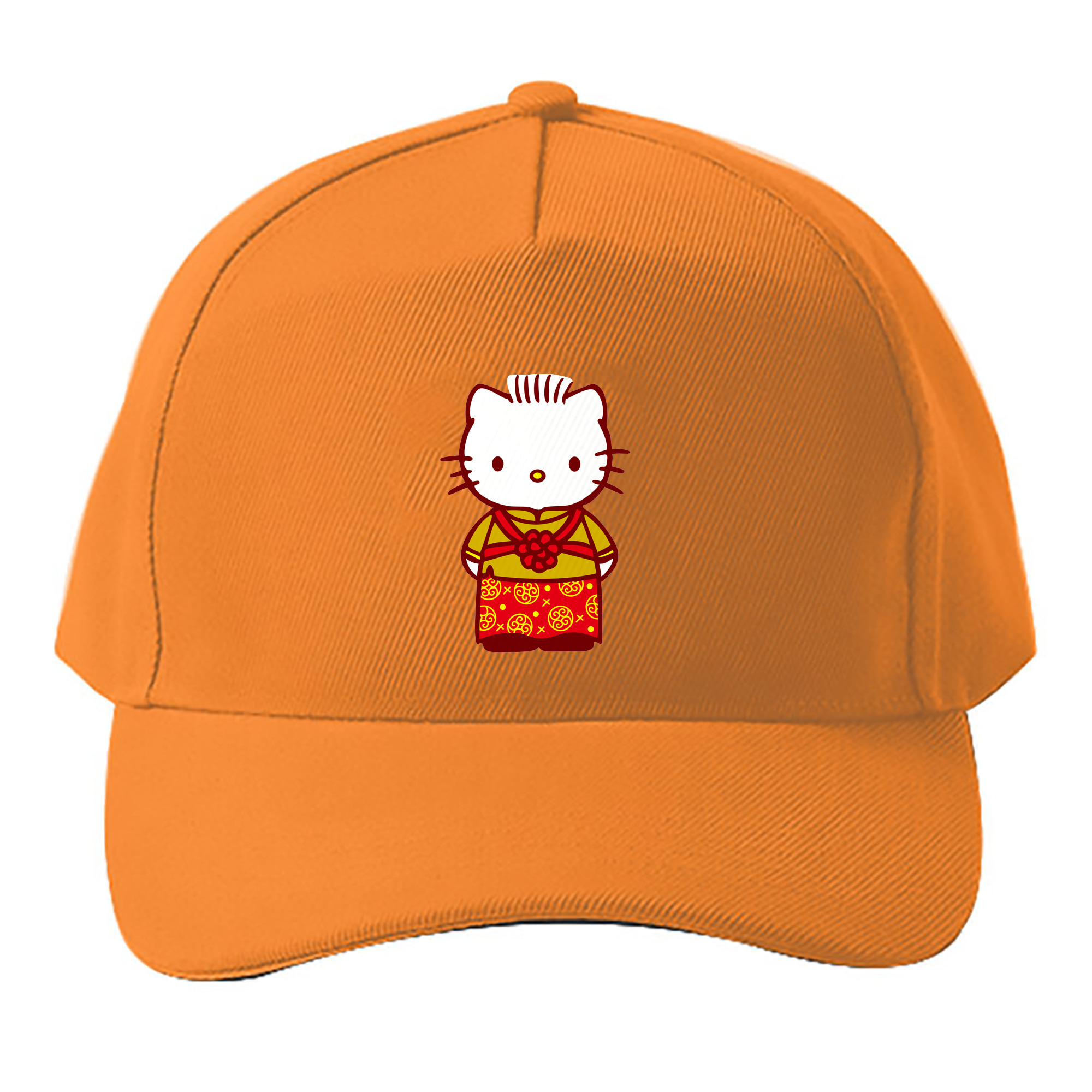 （画像用） Hello Kitty ハローキティ ベースボールキャップ 綿100％ 男女兼用 帽子 スポーツ